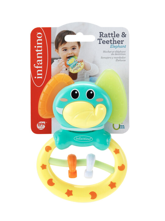 Rattle & Teether Elephant _ 0M+ - CN image number 3