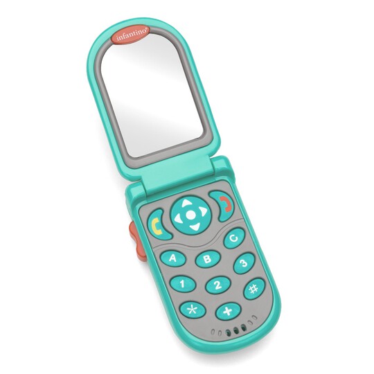 هاتف بمرآة قابل للطي بلون أزرق مائل إلى الأخضر- إنفانتينو image number 1