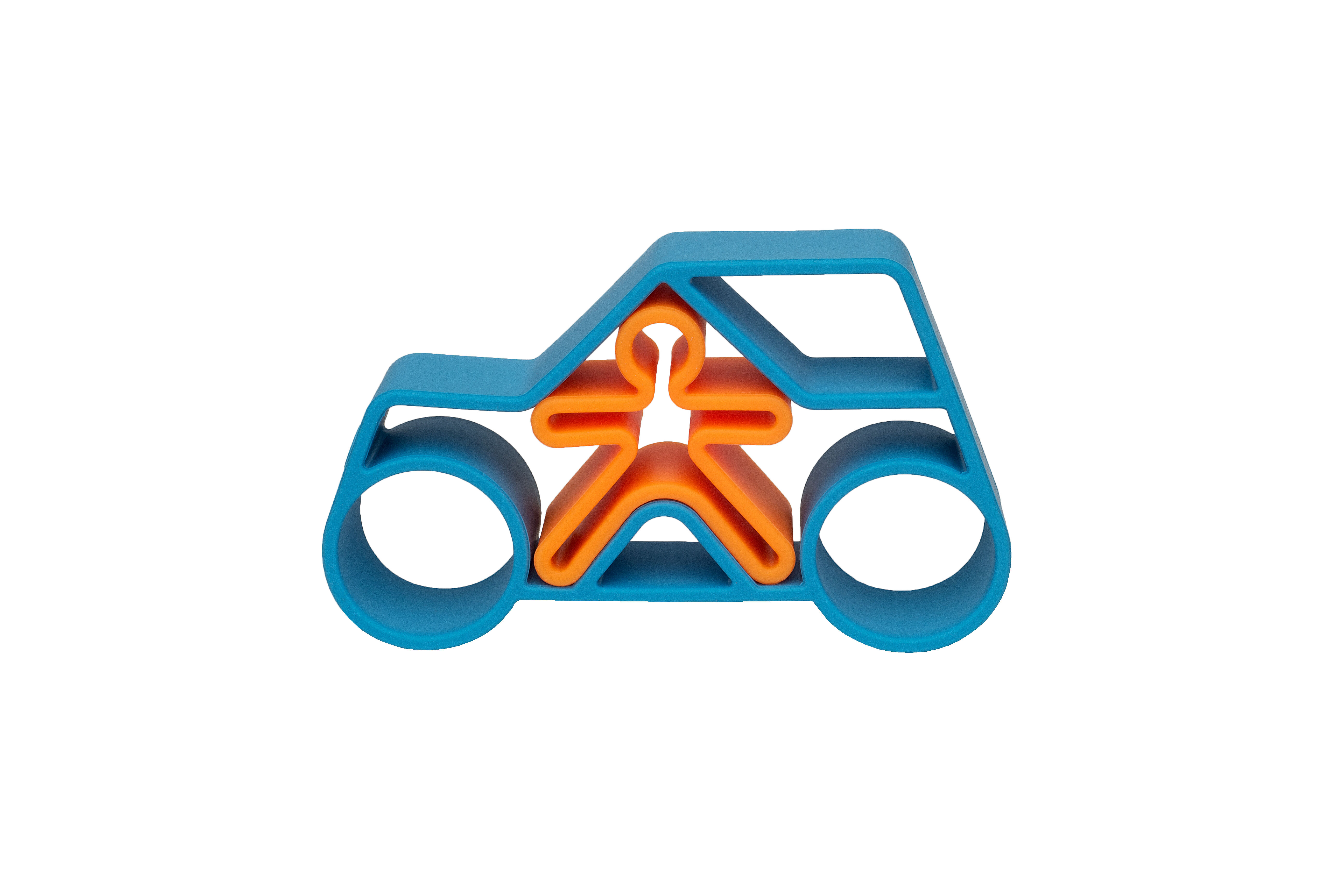 لعبة بتصميم سيارة بلون أزرق فاقع من دينا