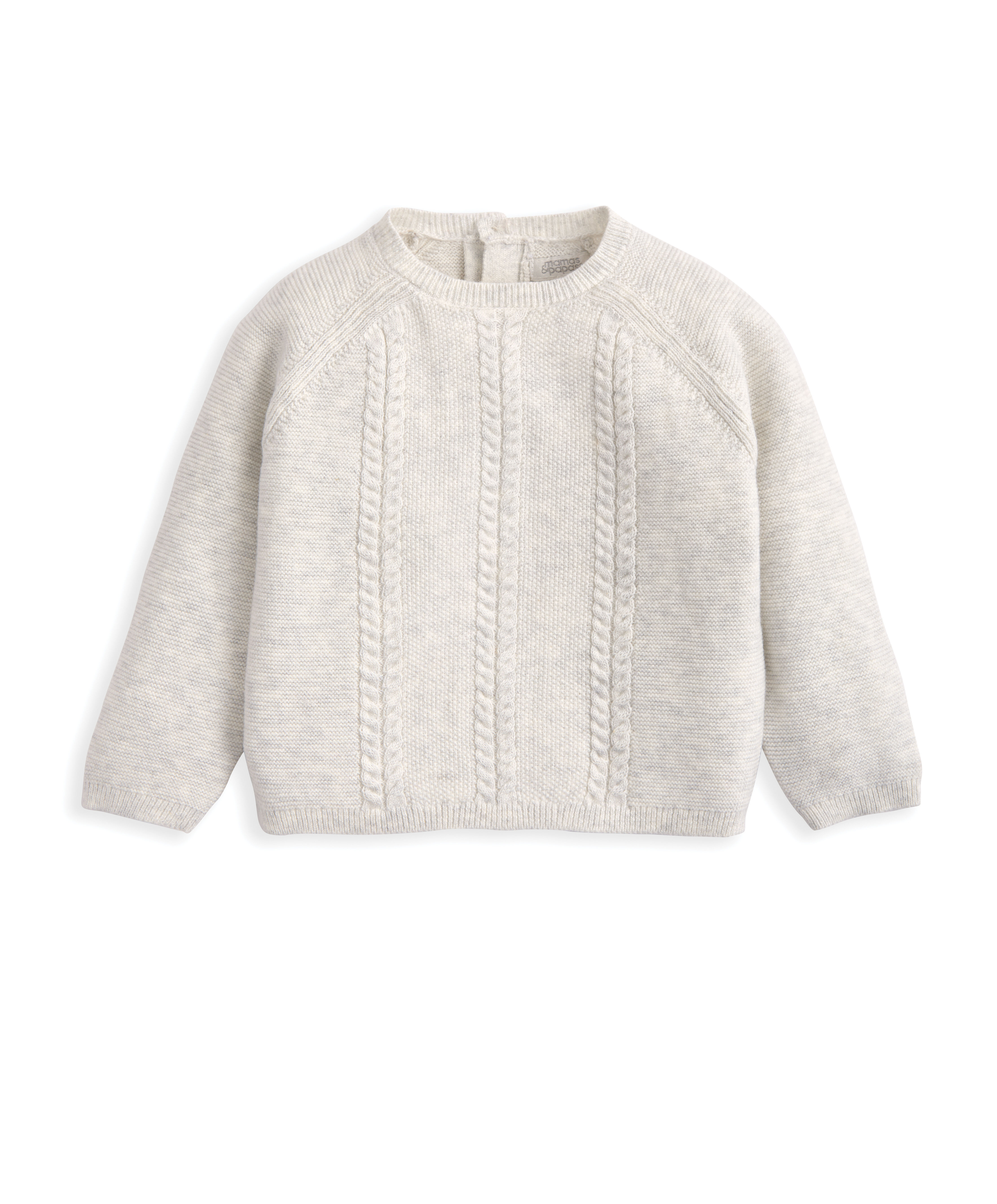 طقم منسوج بلون رمادي - 2 قطع image number 3