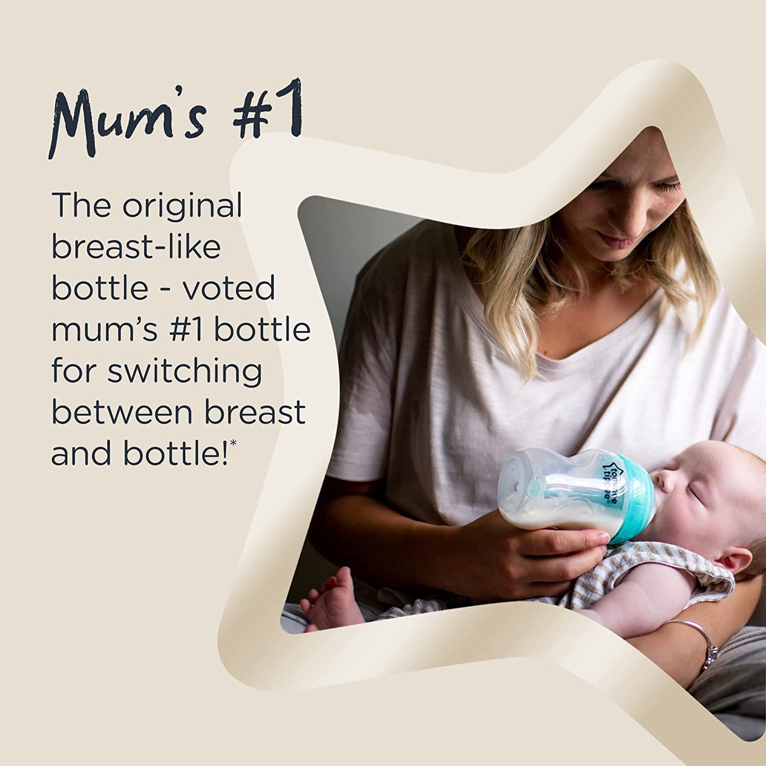 مجموعة زجاجات رضاعة أدفانسد الأولية مضادة للمغص من تومي تيبي - بنفسجي image number 5