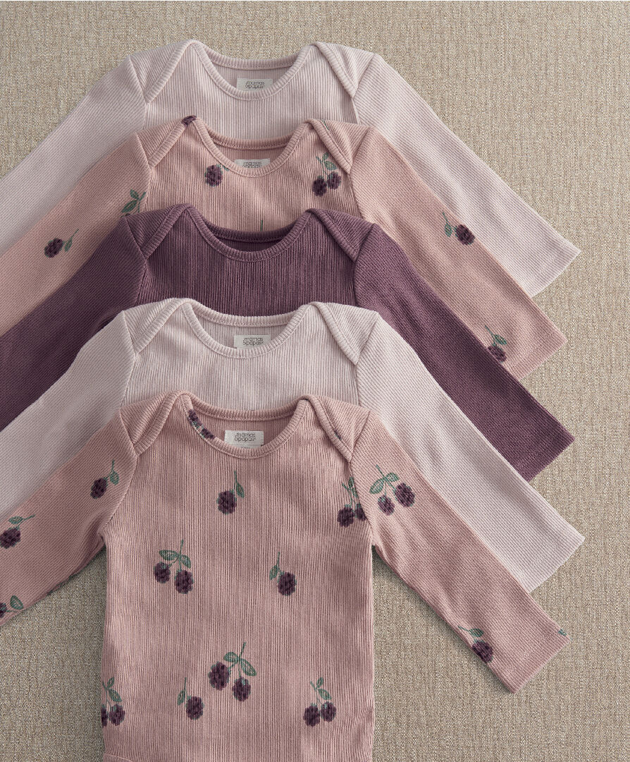 5pk Bramble L/S Bodysuits image number 1