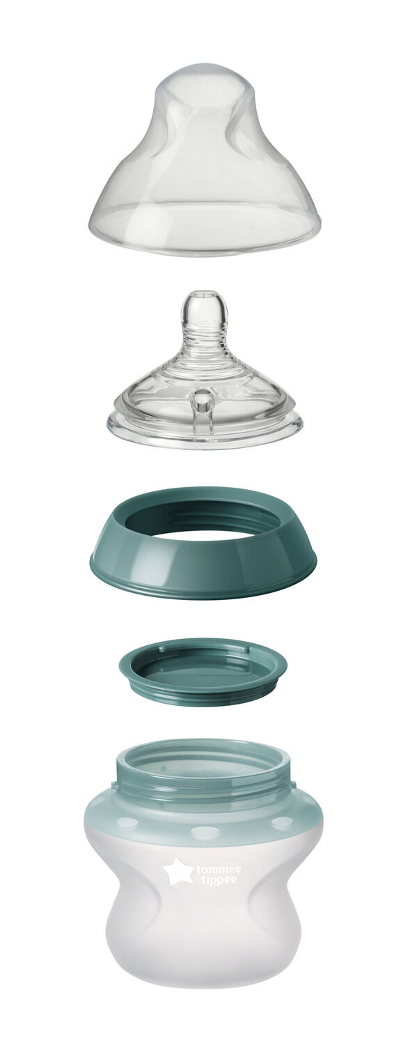 مجموعة زجاجات رضاعة كلوزر تو نيتشر سيليكون من تومي تيبي، &rlm;5 أوقية &times; 2 image number 6