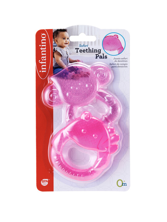 Safari Teething Pals - Pink _ 0M+ - CN image number 2