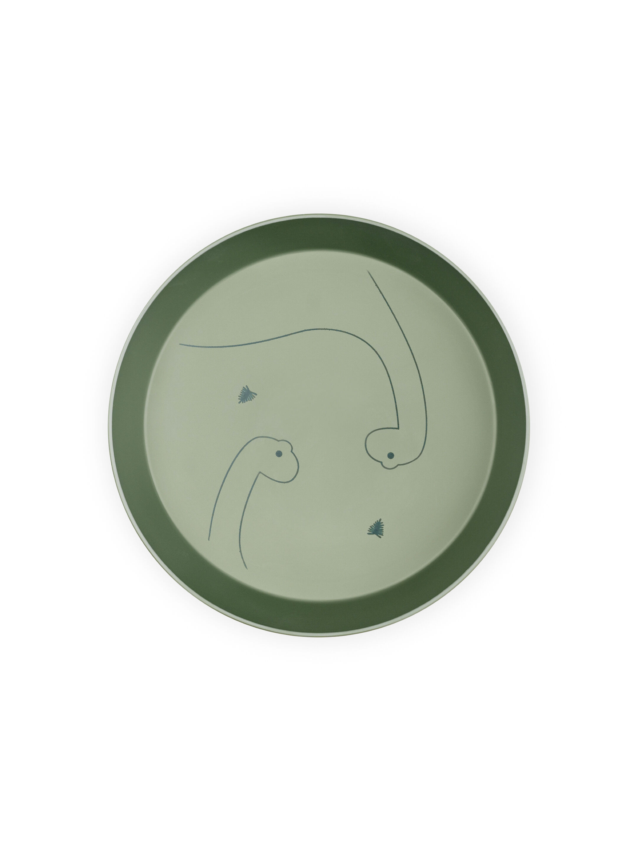 طقم أدوات مائدة من مواد حيوية من سيترون - نقشة ديناصور image number 3