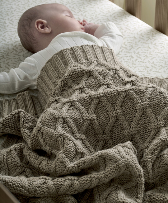 بطانية منسوجة ويلكم تو ذا وورلد سيدلينج - نقشة ماسات بطانية منسوجة ويلكم تو ذا وورلد سيدلينج - نقشة ماسات image number 5