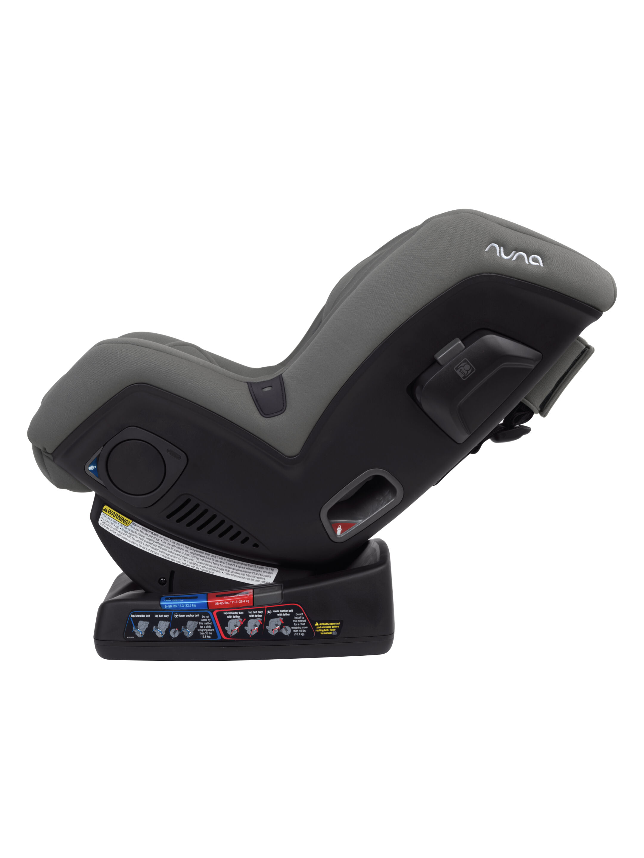 مقعد سيارة نونا رافا بدوران 360 درجة مع نظام أيزوفيكس (من الولادة حتى 2+ سنة)، باللون غرانيت image number 2