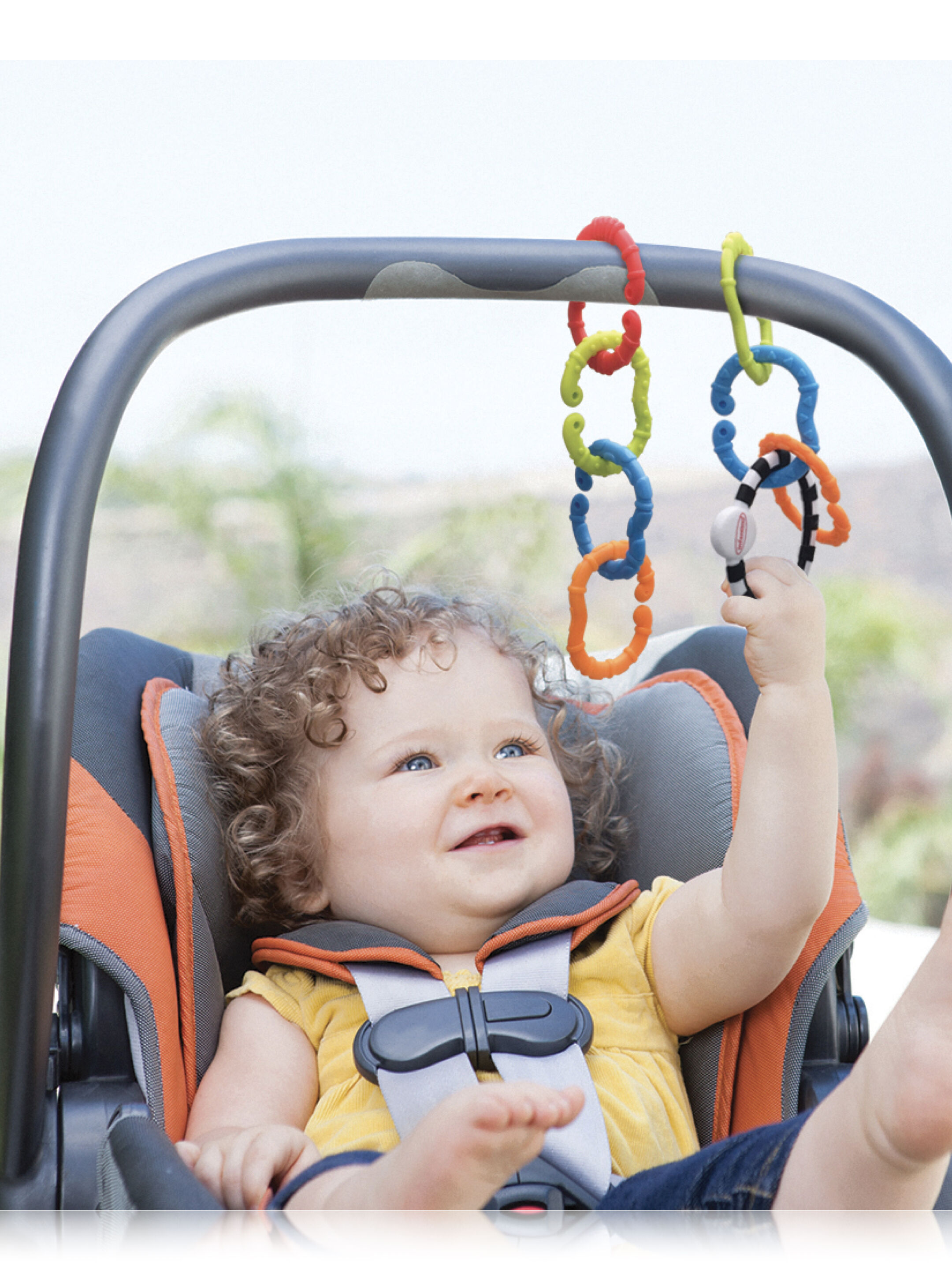 مجموعة حلقات ملونة من إنفانتينو - 9 قطع image number 3