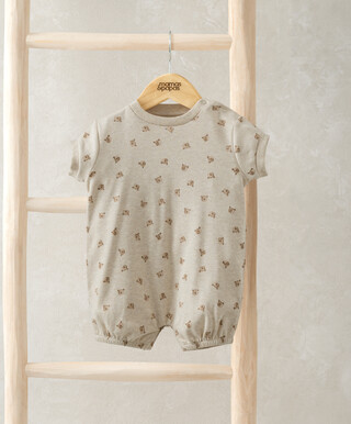 رومبر قصير بنقشة دب رومبر قصير بنقشة دب