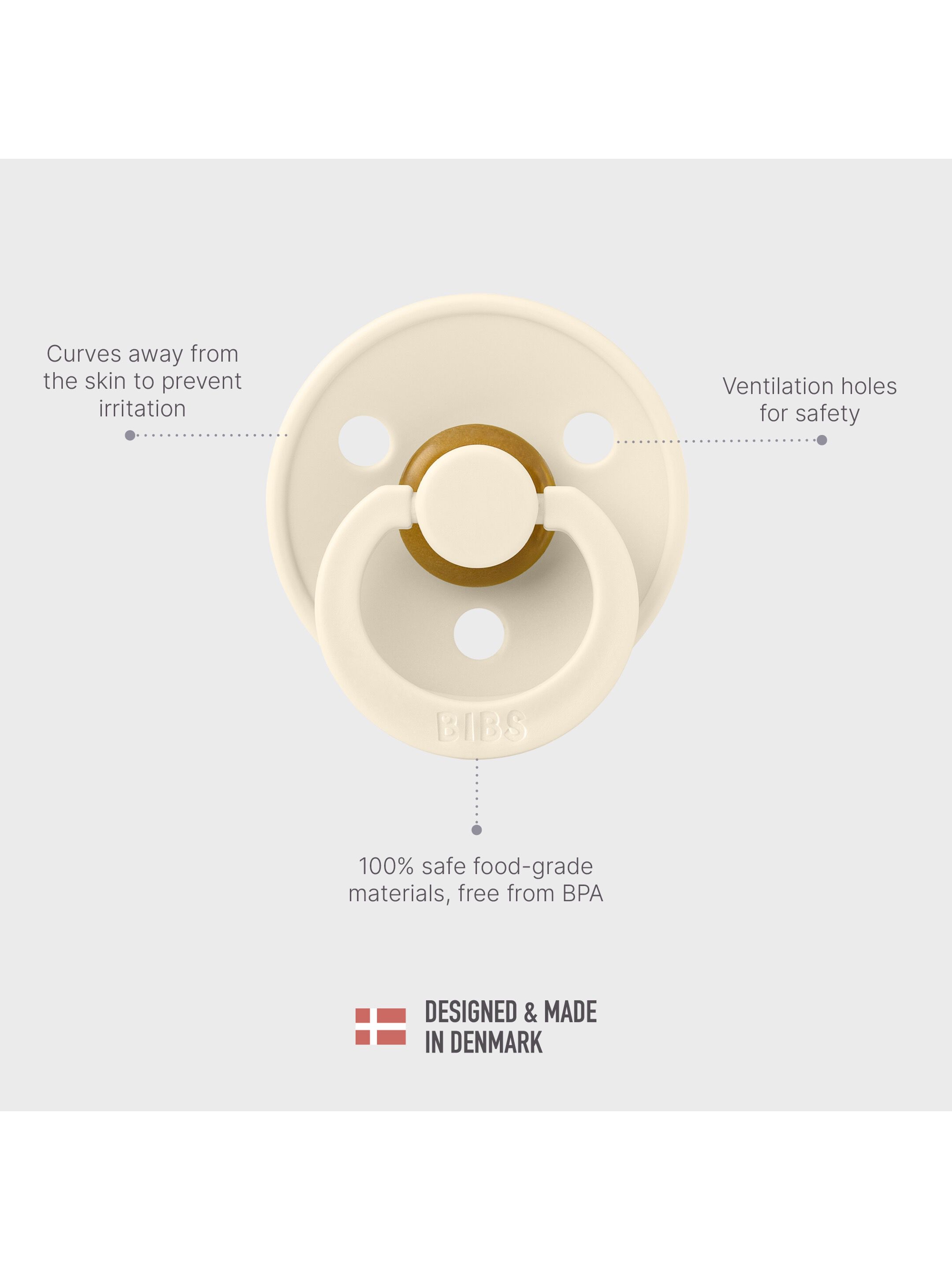 طقم لهايات بيبس ستوديو كولور - بولكا - لاتكس - المقاس 2 - بيبي بينك موكا، قطعتان image number 3