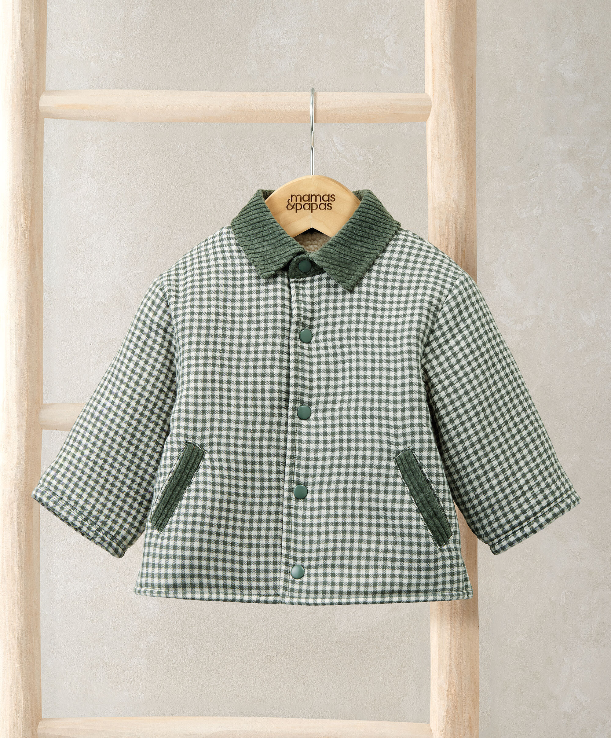 جاكيت بنقشة مربعات