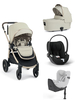 Ocarro 2 Pushchair and Carrycot Bundle with Cybex Cloud T i-Size Infant Car Seat and Base (4 Pieces) - Eclipse