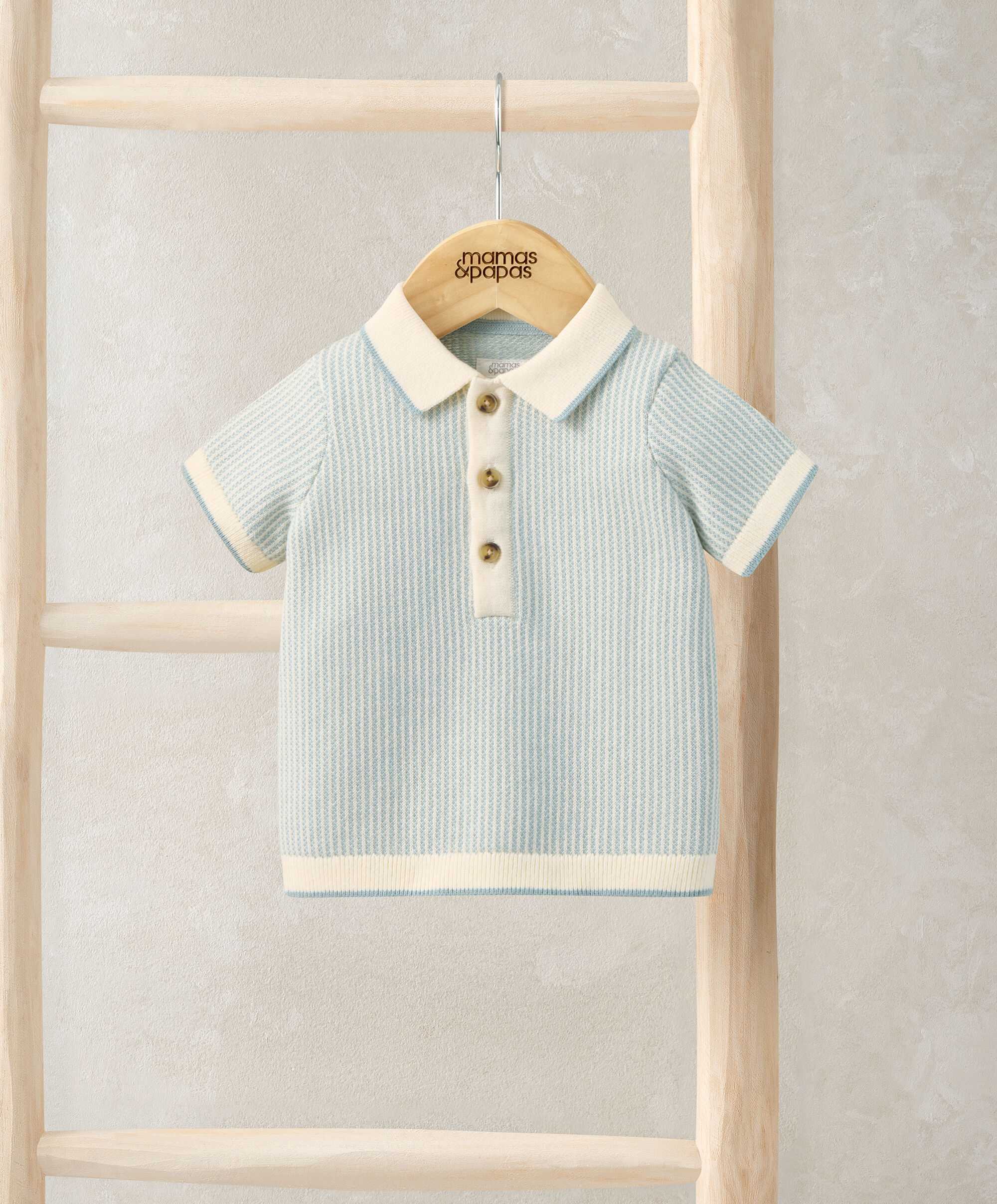 قميص بولو منسوج جاكار image number 1