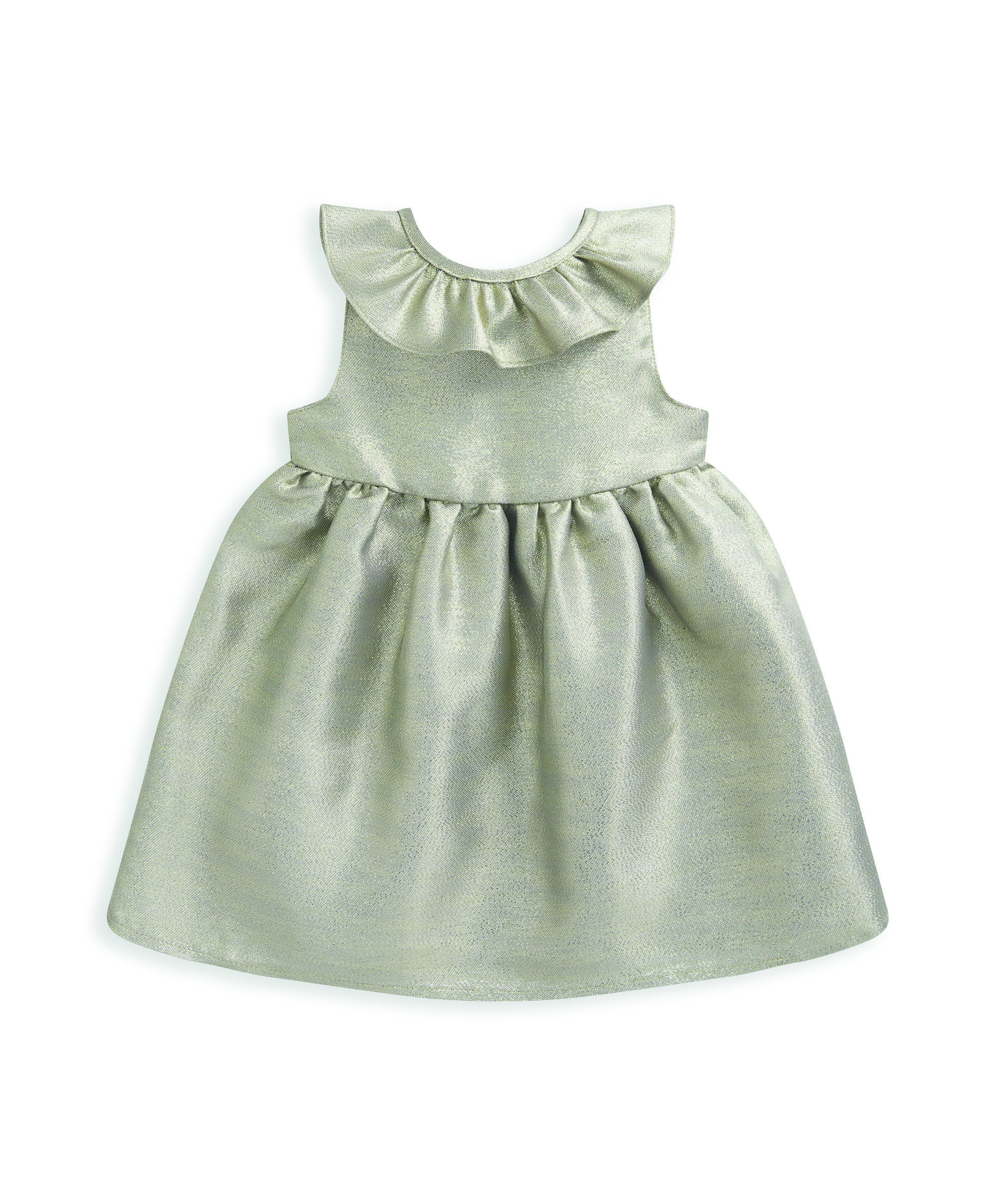 فستان لامع بكشكش image number 2