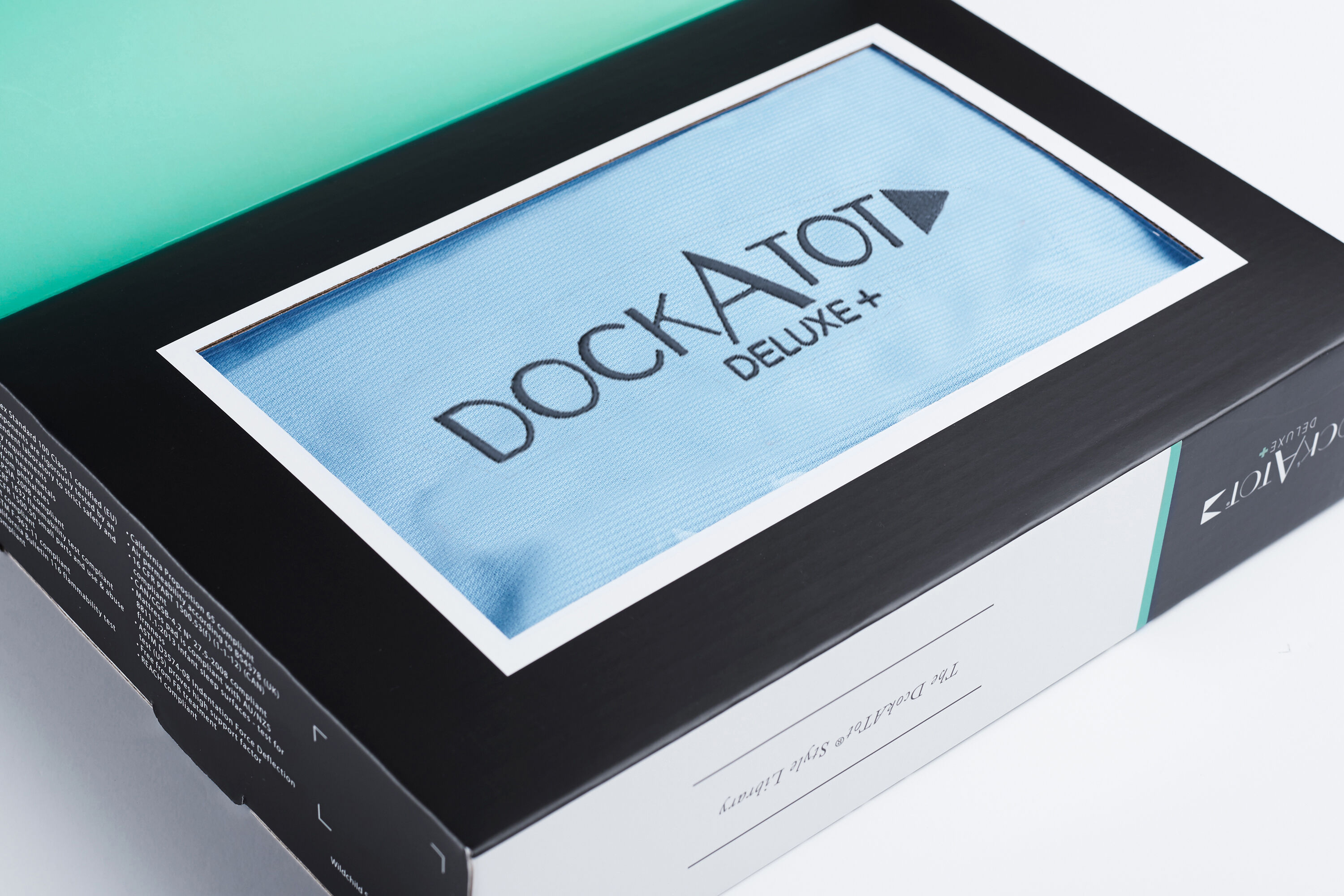 غطاء مهد ديلوكس+ من دوك ايه توت - سيليستال بلو image number 1