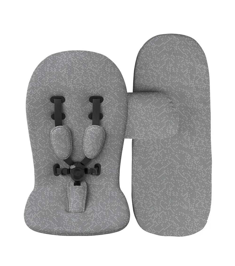 مجموعة مقعد عربة أطفال ميما زاري لحديثي الولادة - رمادي