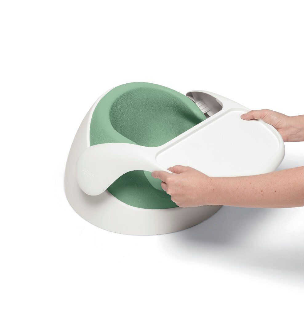 كرسي أطفال بيبي سناغ بصينية ألعاب - أخضر image number 3