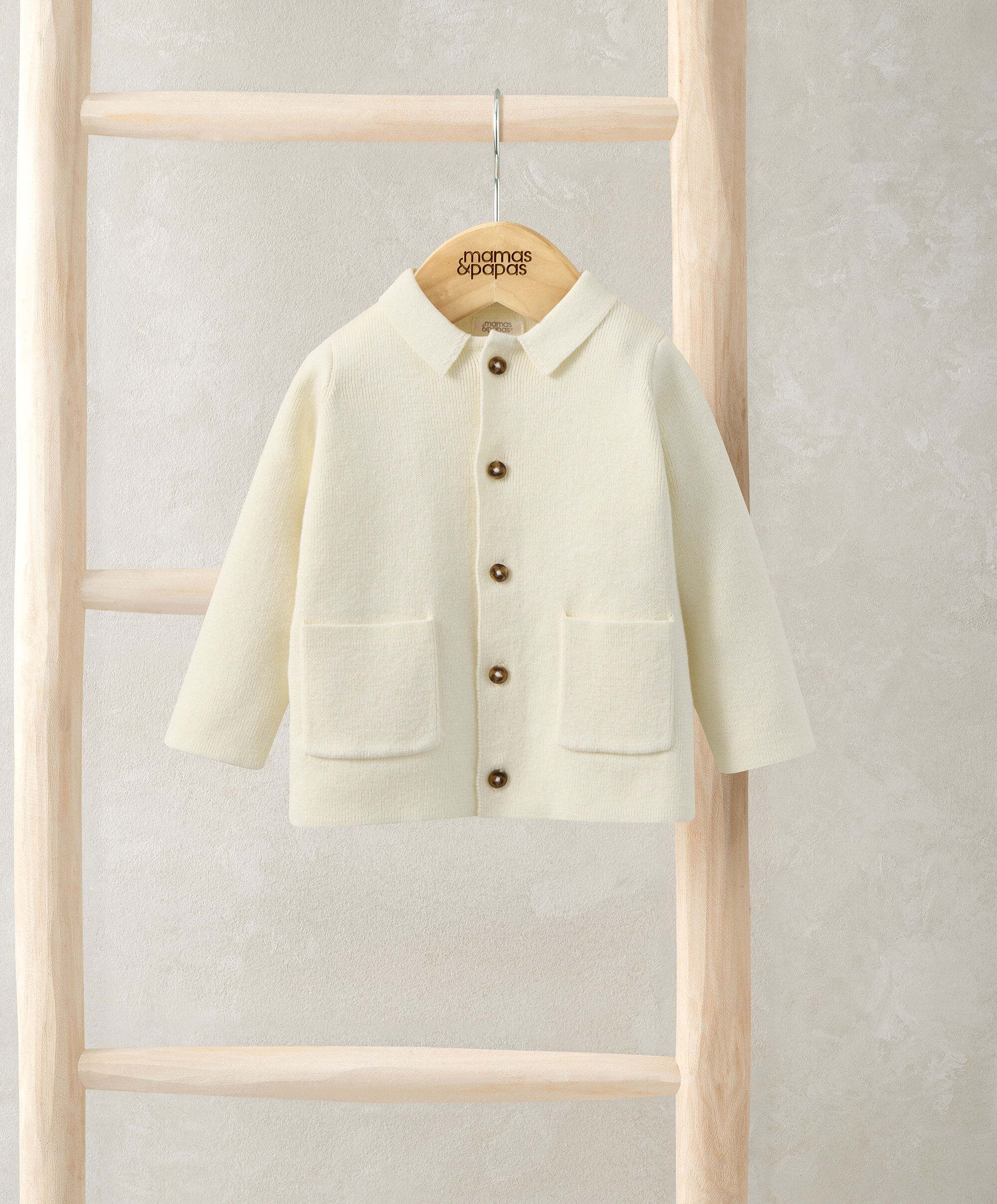 Collared Knitted Cardigan image number 1