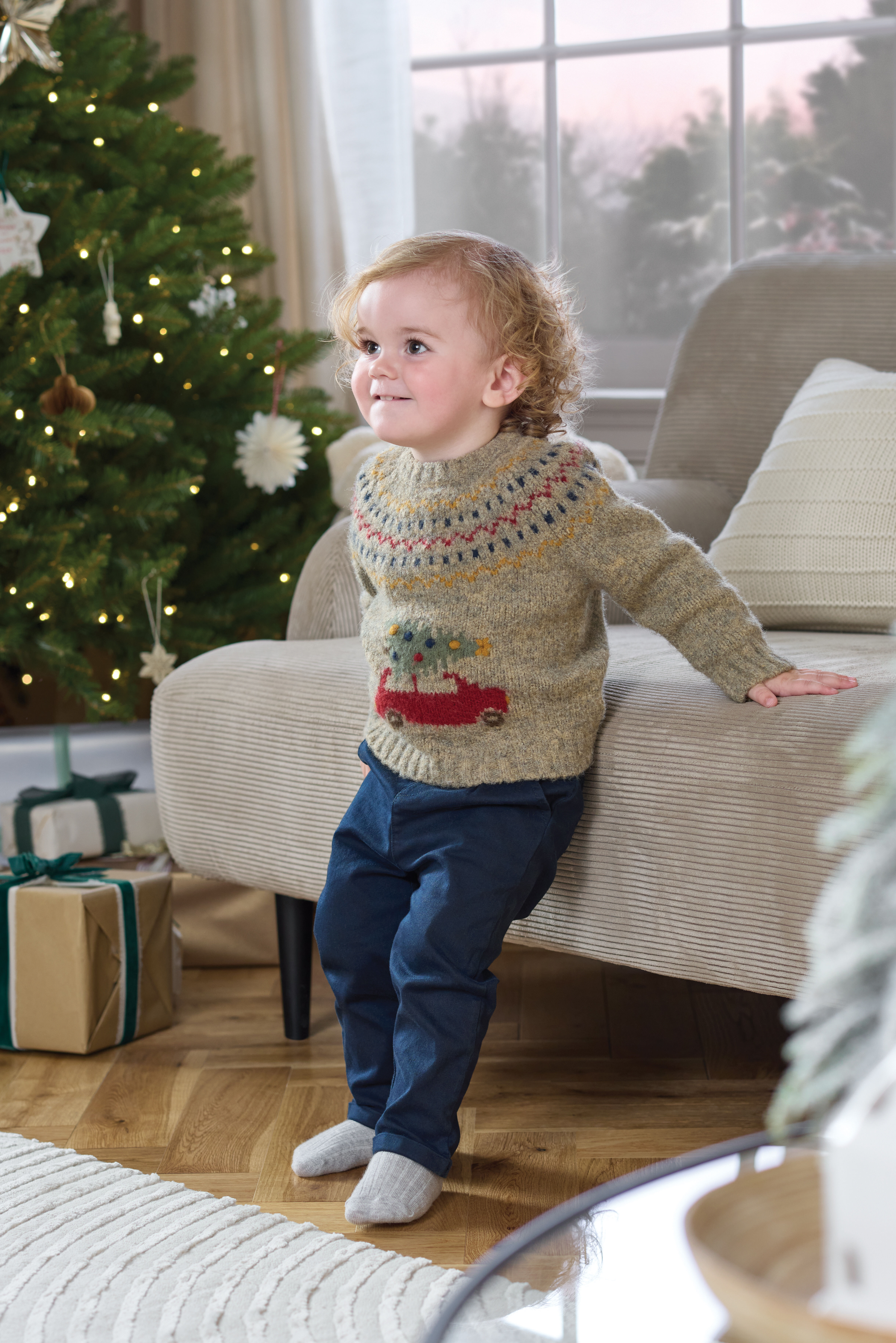 سترة كريسماس بتصميم سيارة image number 3