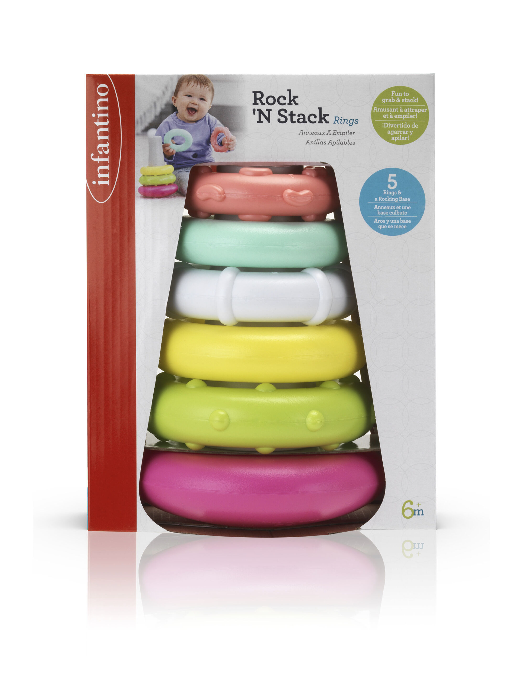 لعبة الحلقات من إنفانتينو - وردي image number 3