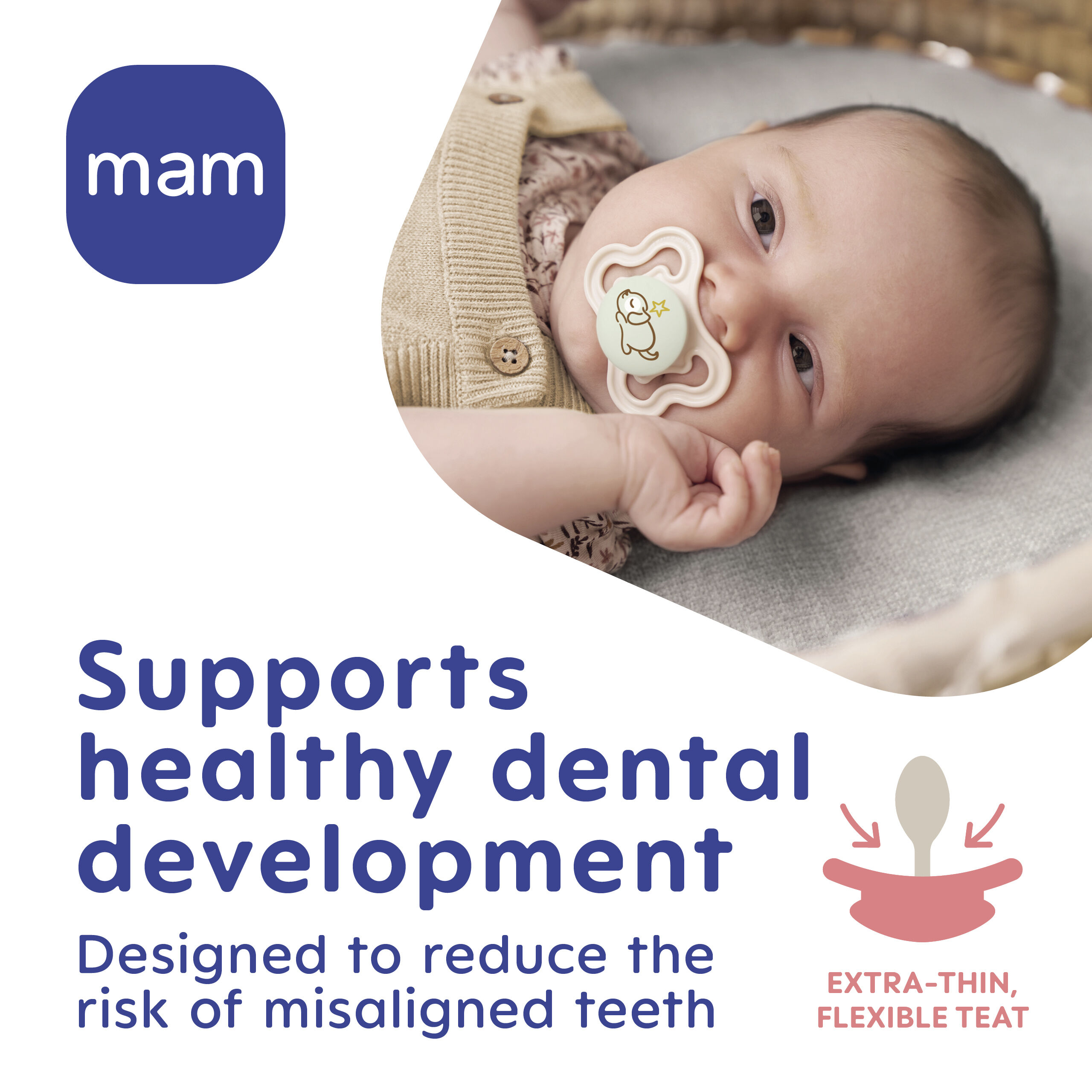 مجموعة لهايات مام بايبي سوبريم سيليكون لسن ثلاث أشهر فأكثر - سي لايف بينك وأصفر، قطعتين image number 6