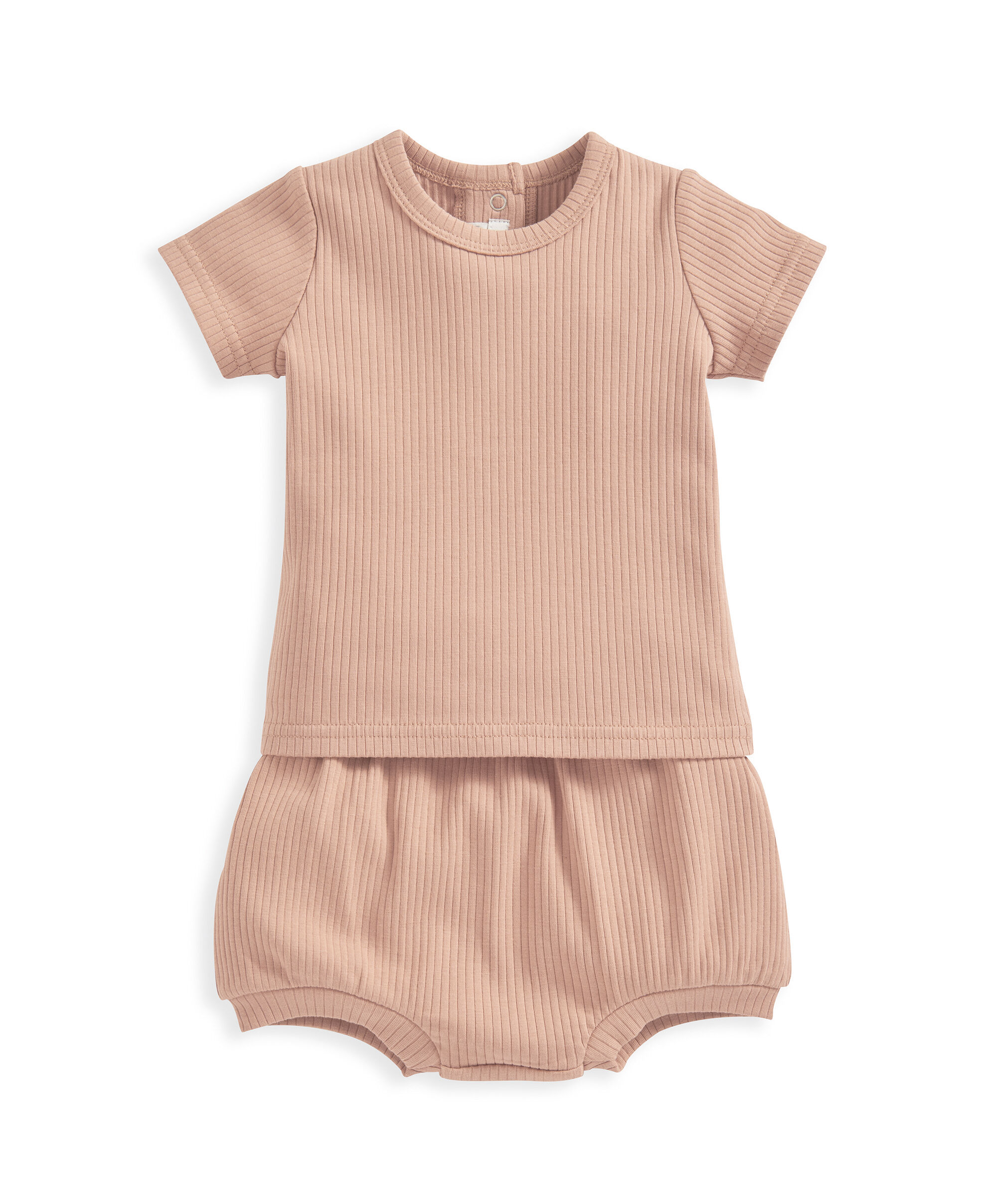 طقم شورت مضلع تيراكوتا - قطعتان image number 2