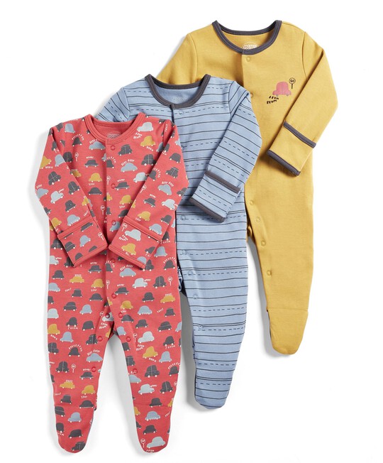 Cars Sleepsuits - Pack of 3 image number 1