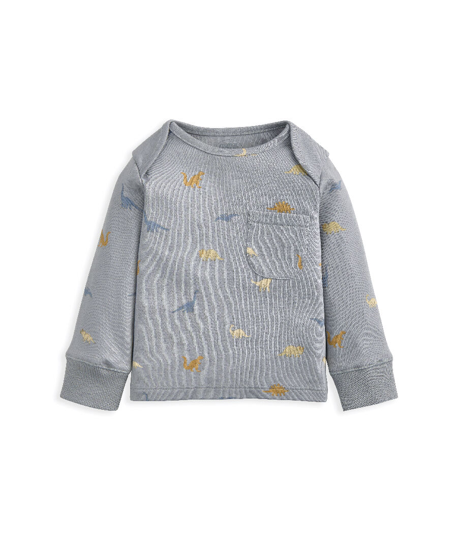 بيجاما بنقشة روديو ولون كريمي image number 2