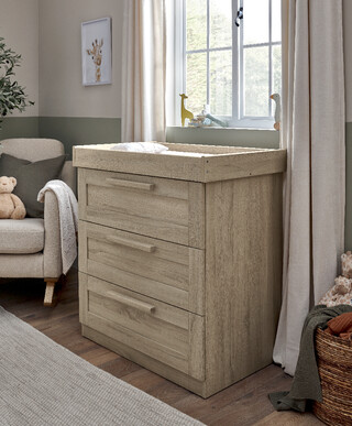 Atlas Dresser Changer - Light Oak Atlas Dresser Changer - Light Oak