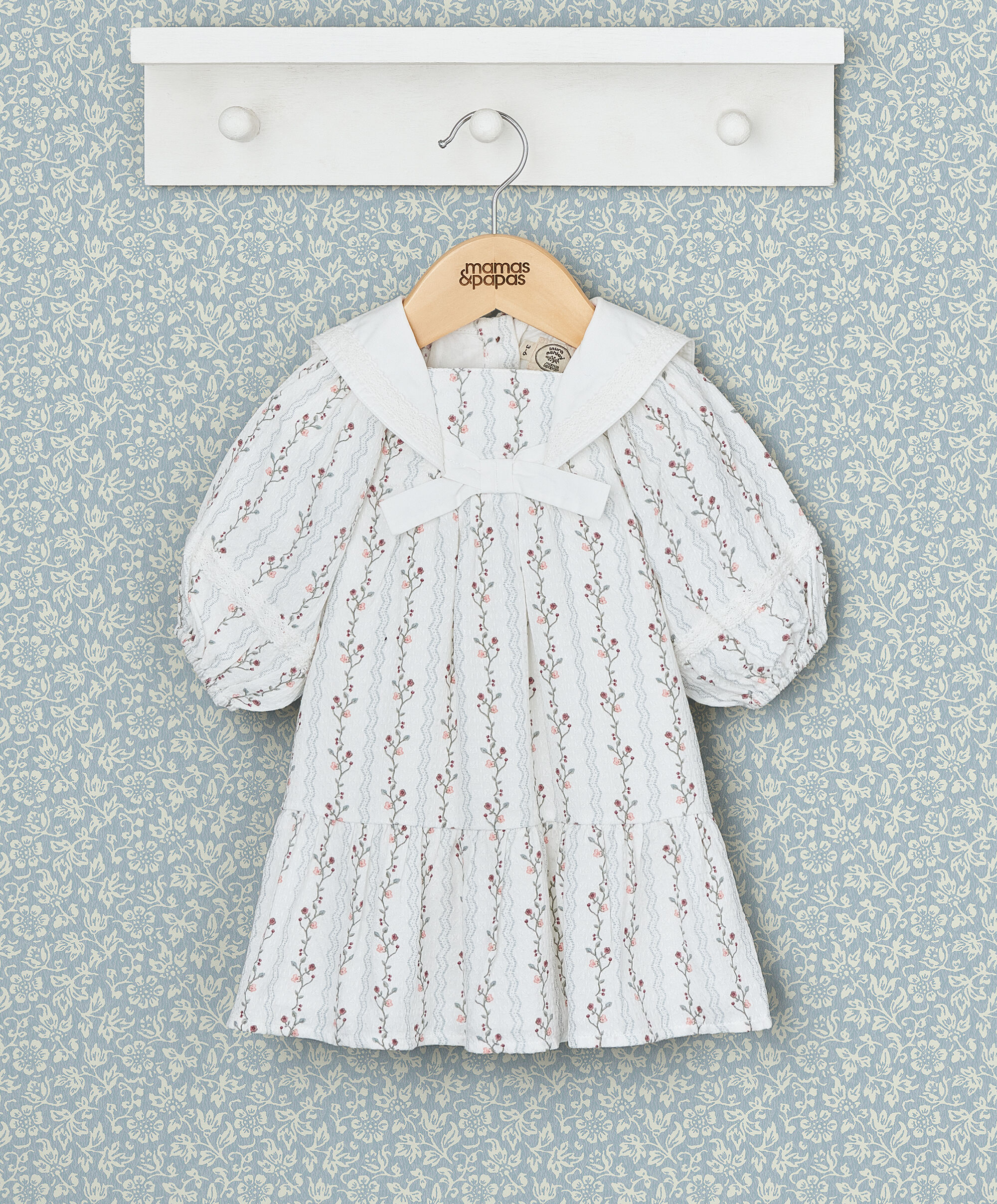 فستان بياقة بحارة image number 1