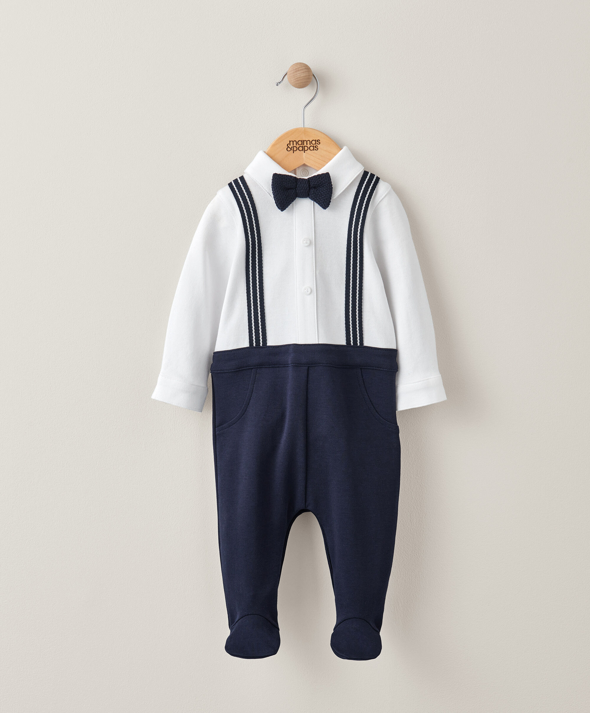 Navy Mock Brace All In One image number 1