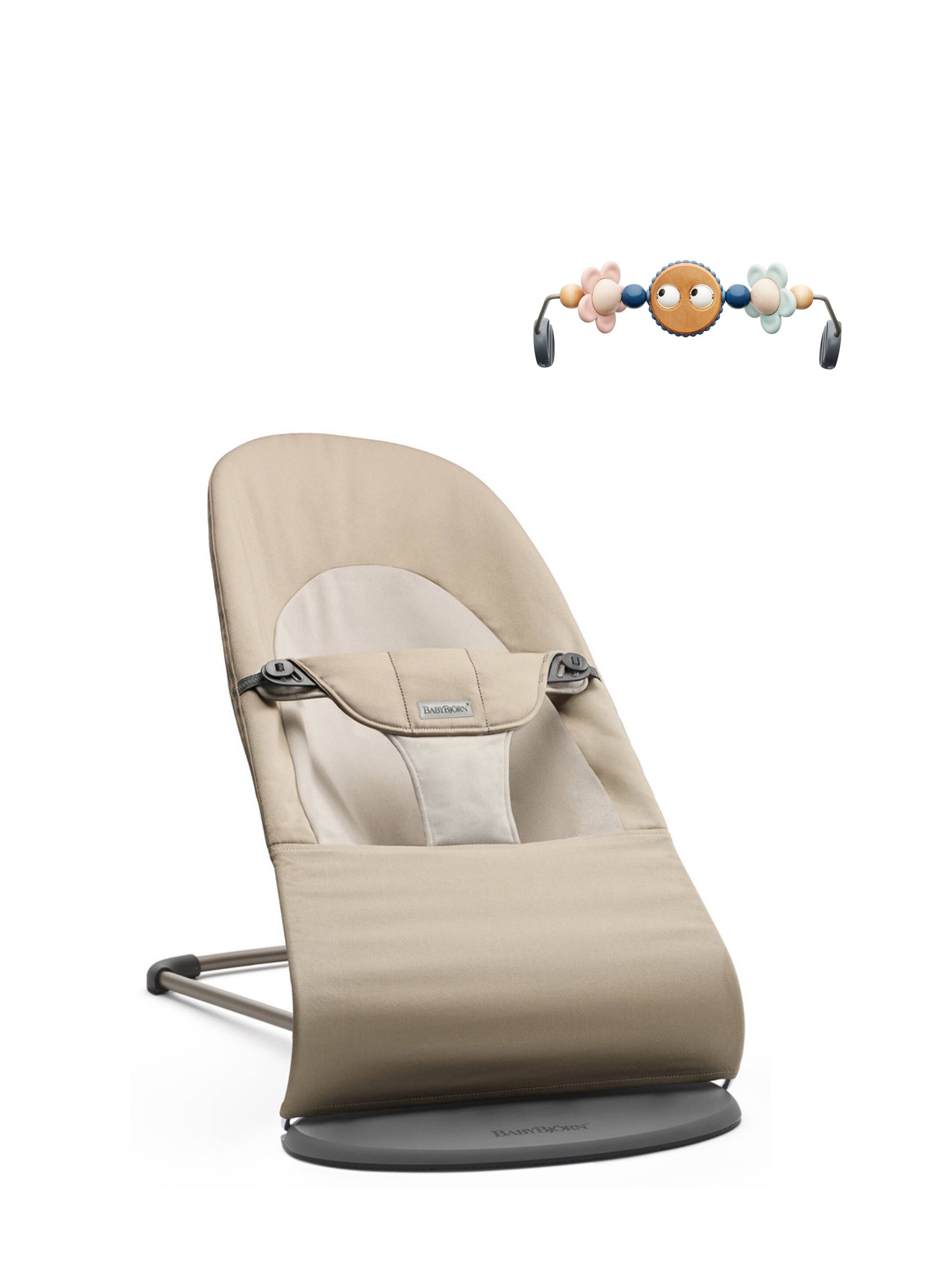 مجموعة كرسي هزاز بيبي بيورن ولعبة، قطعتين image number 1