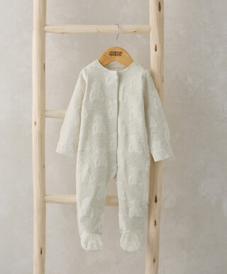 لباس الكل في واحد بنقشة دب - بيج لباس الكل في واحد بنقشة دب - بيج