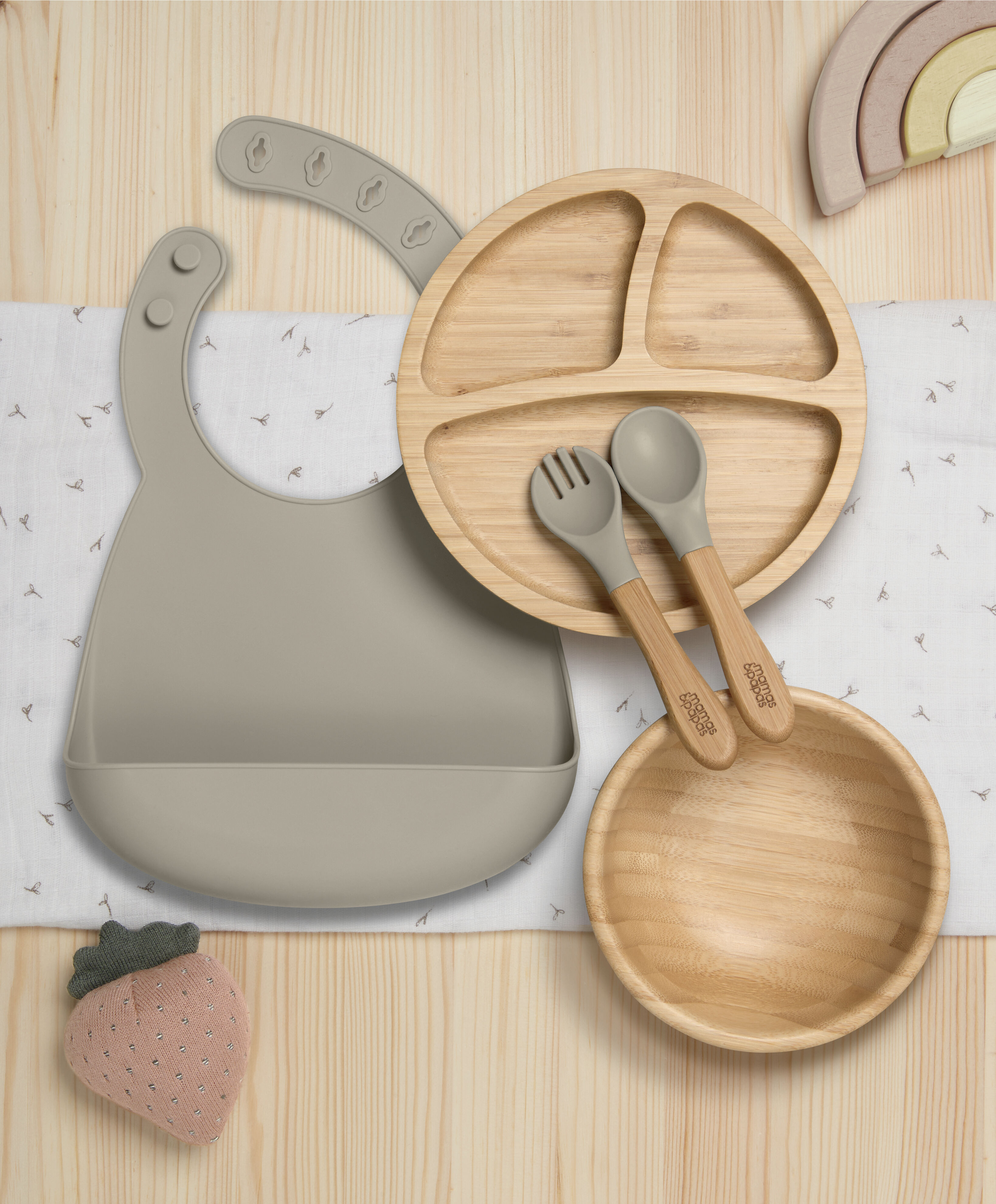 مجموعة أدوات طعام بامبو - ترافل