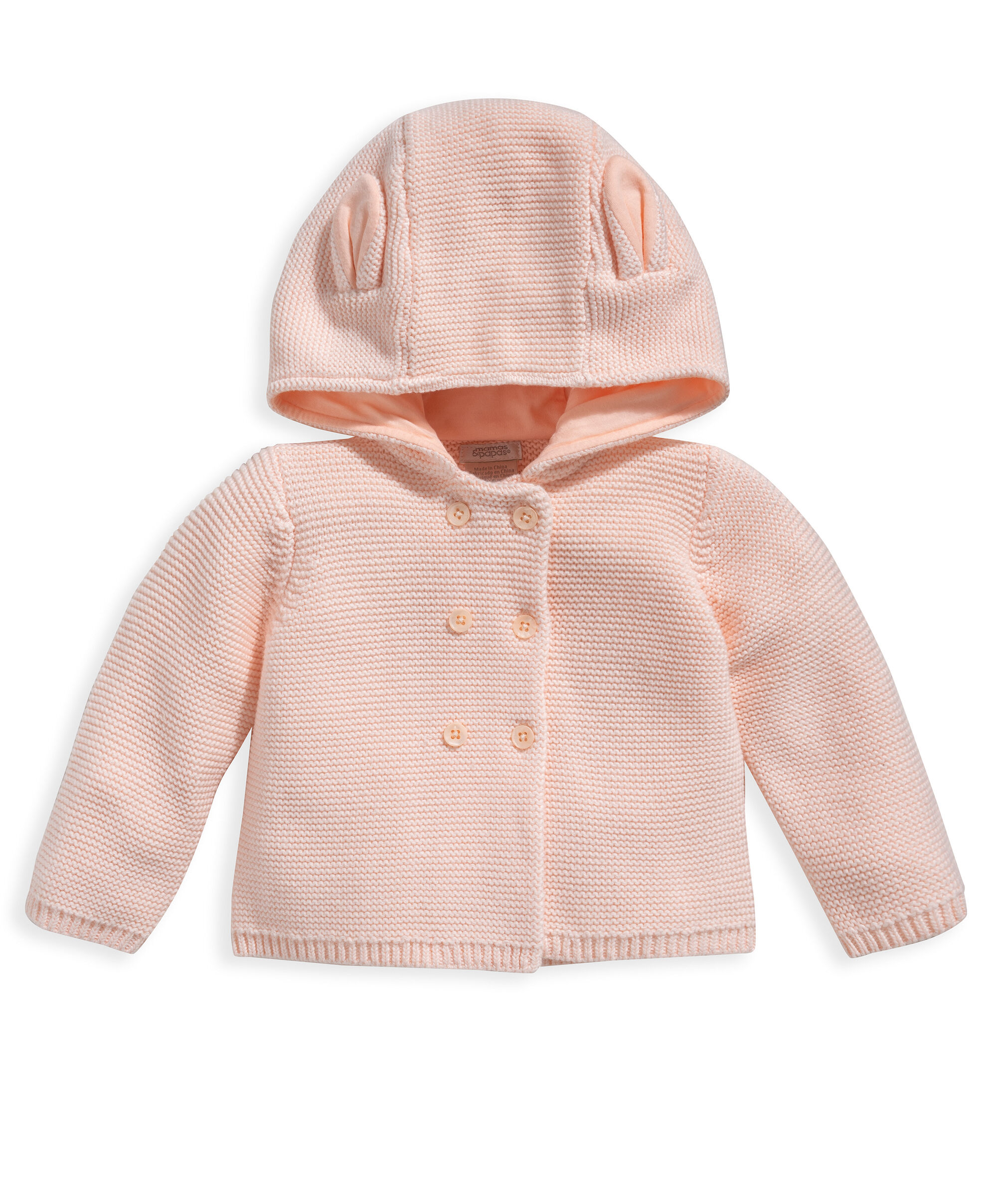 كارديغان مزين بأذنين - وردي image number 1