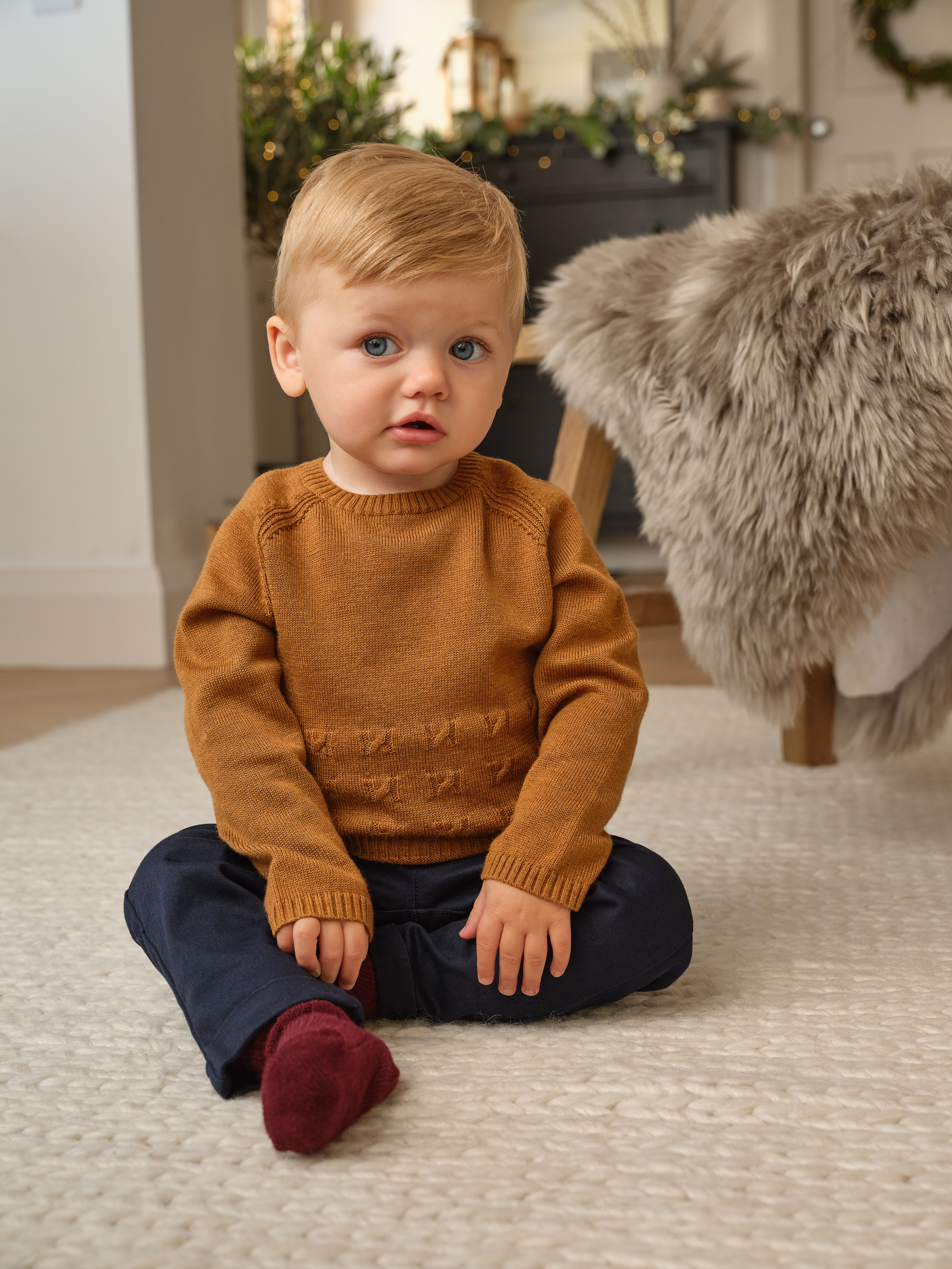 بنطال شينو أزرق image number 4