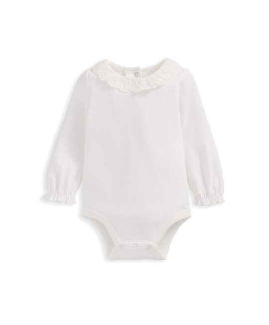 طقم دنغري مجعد ولباس قطعة واحدة - وردي طقم دنغري مجعد ولباس قطعة واحدة - وردي image number 2