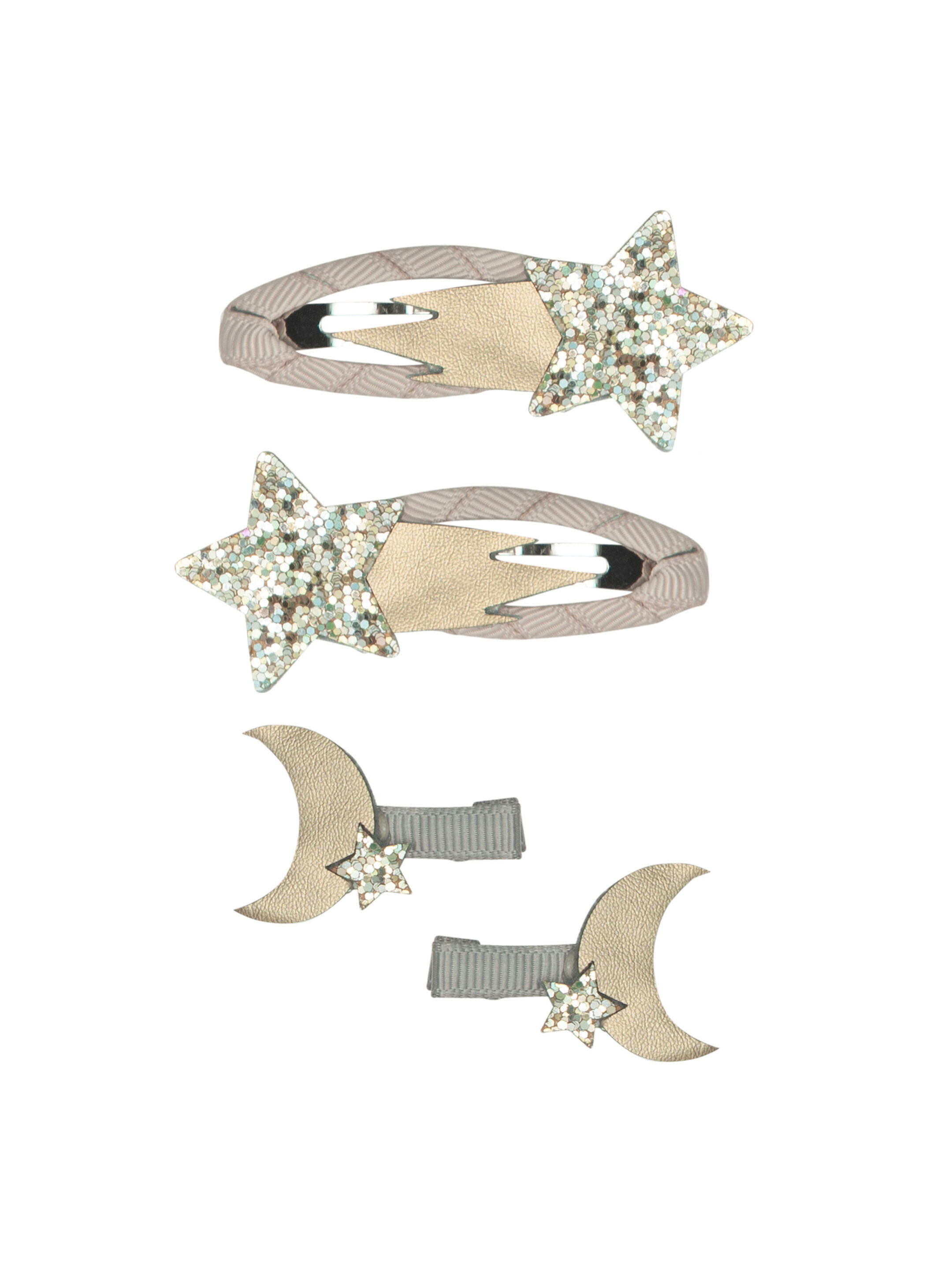 مجموعة مشابك شعر فيريتيل بتصميم نجوم وكواكب من ميمي اند لولا image number 1