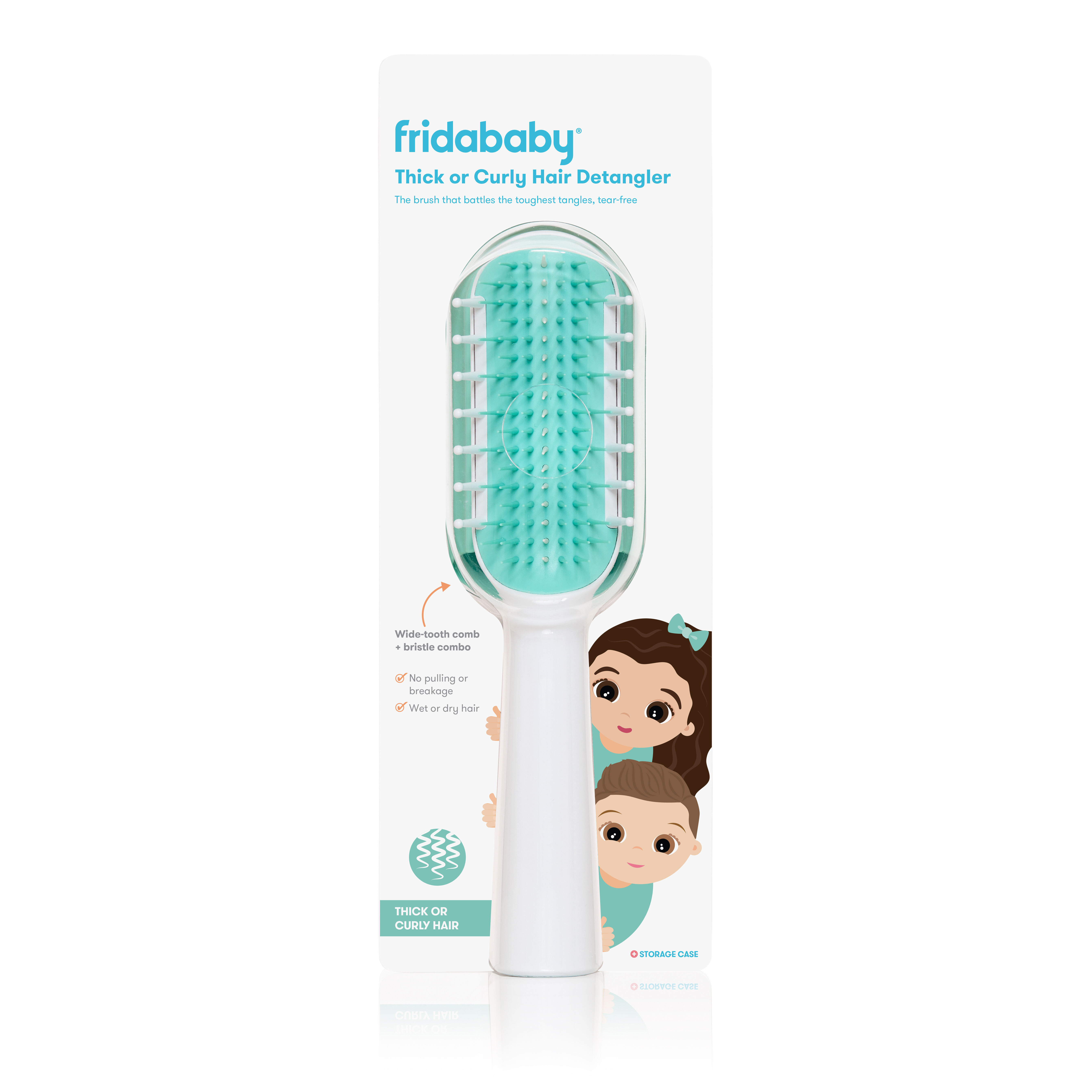 فرشاة فك تشابك الشعر الكثيف أو المجعد للأطفال بسن المشي من فريدا image number 13