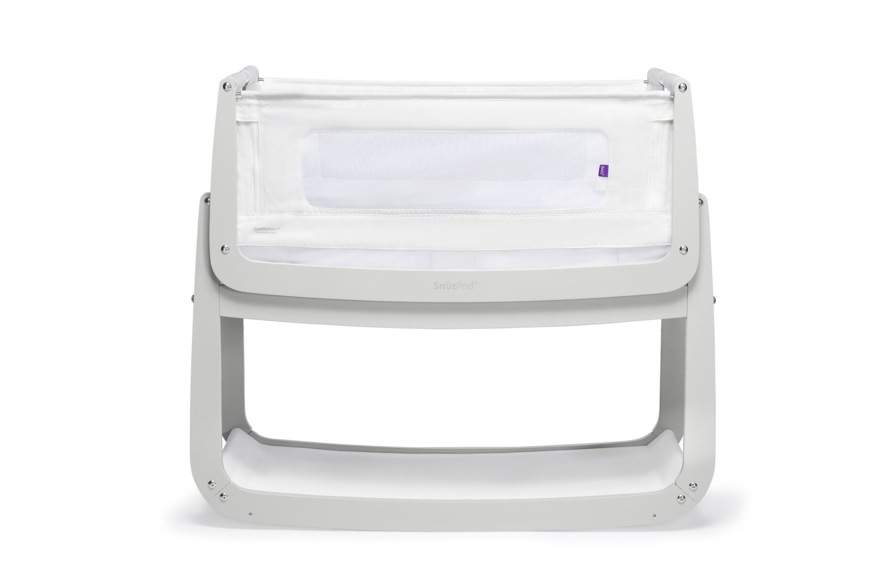 مهد سنوزبود⁴ لجانب السرير - رمادي فاتح image number 2