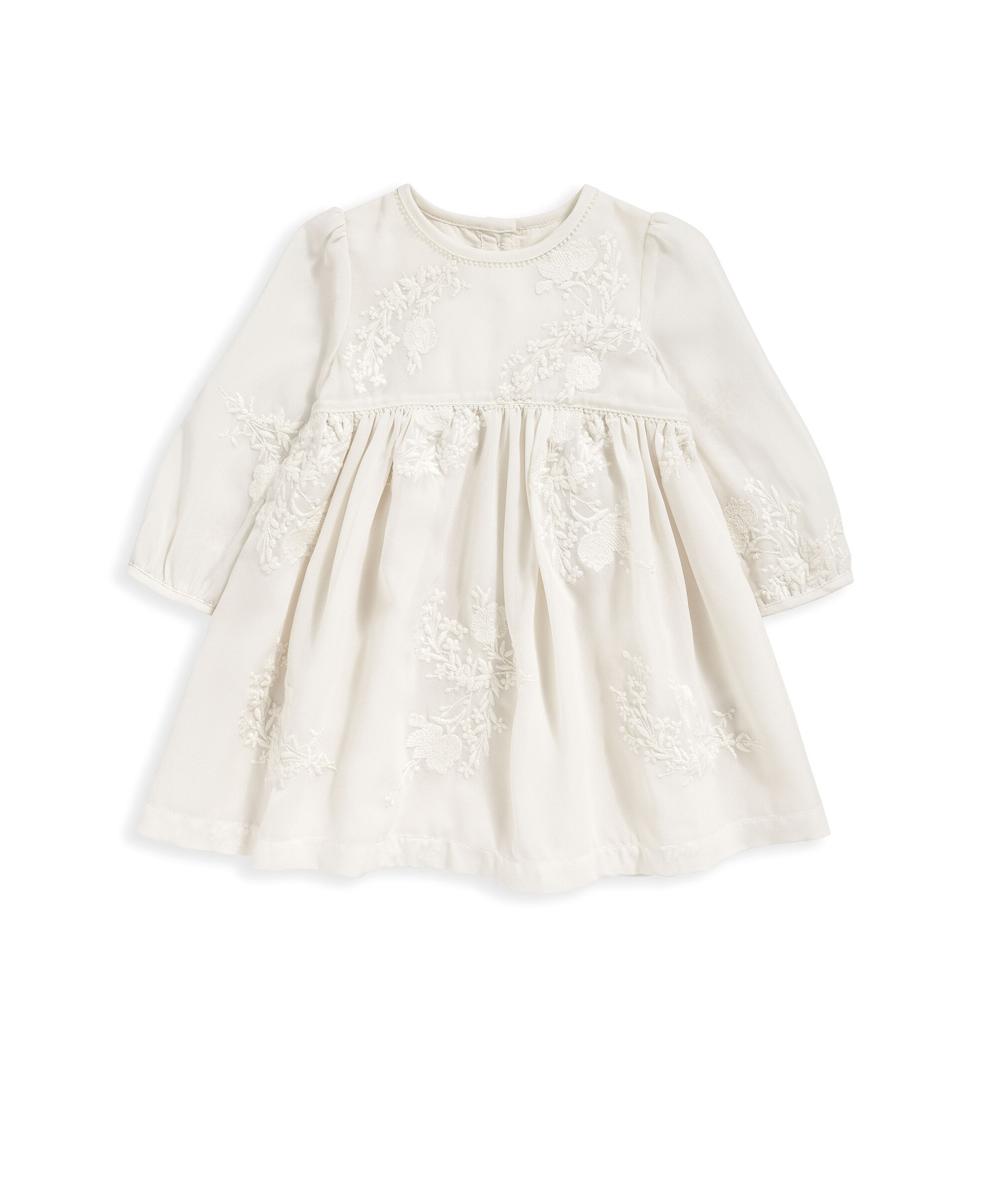 فستان مطرز بأكمام طويلة image number 2