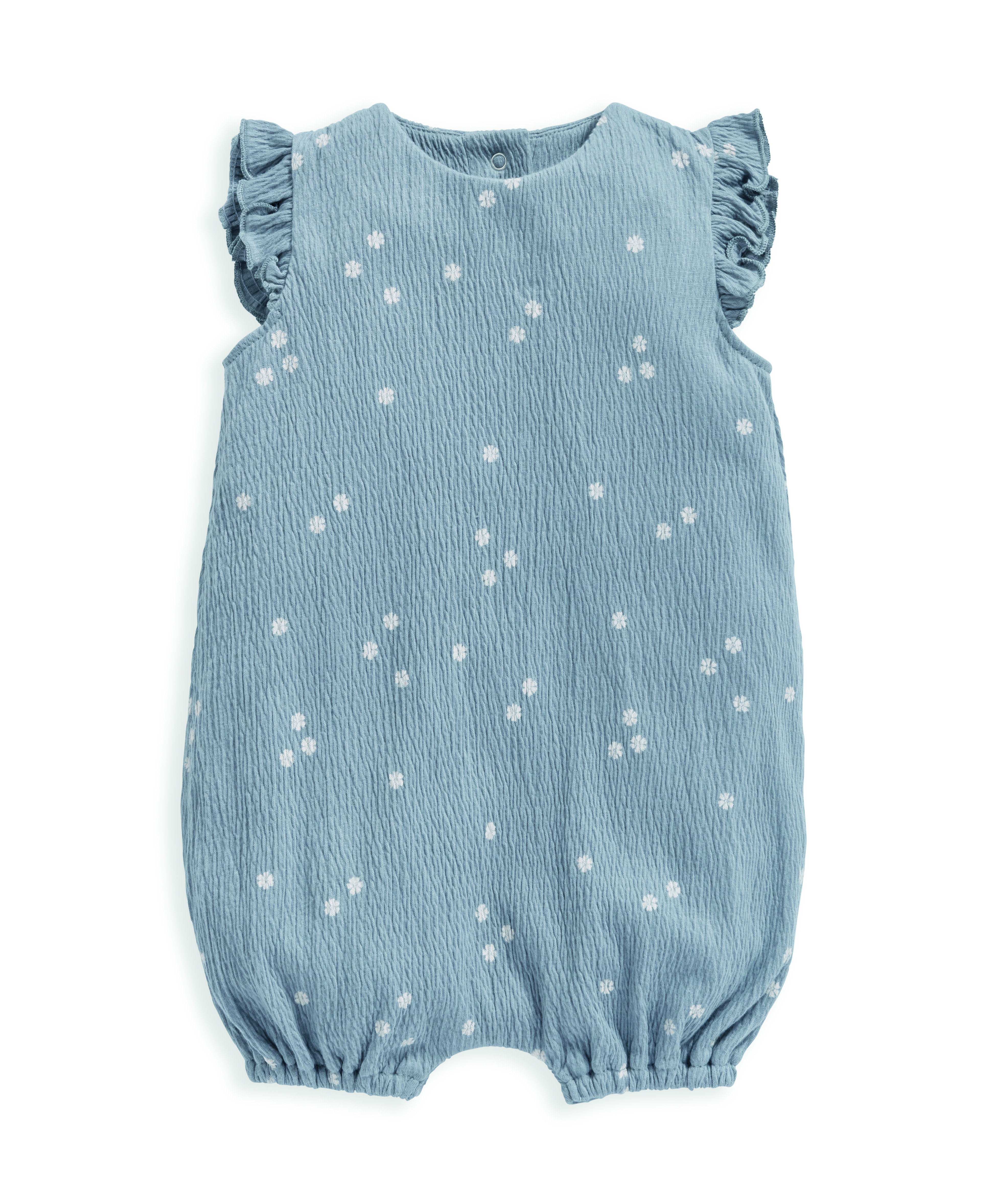 رومبر قصير مجعد بنقشة بالكامل image number 2