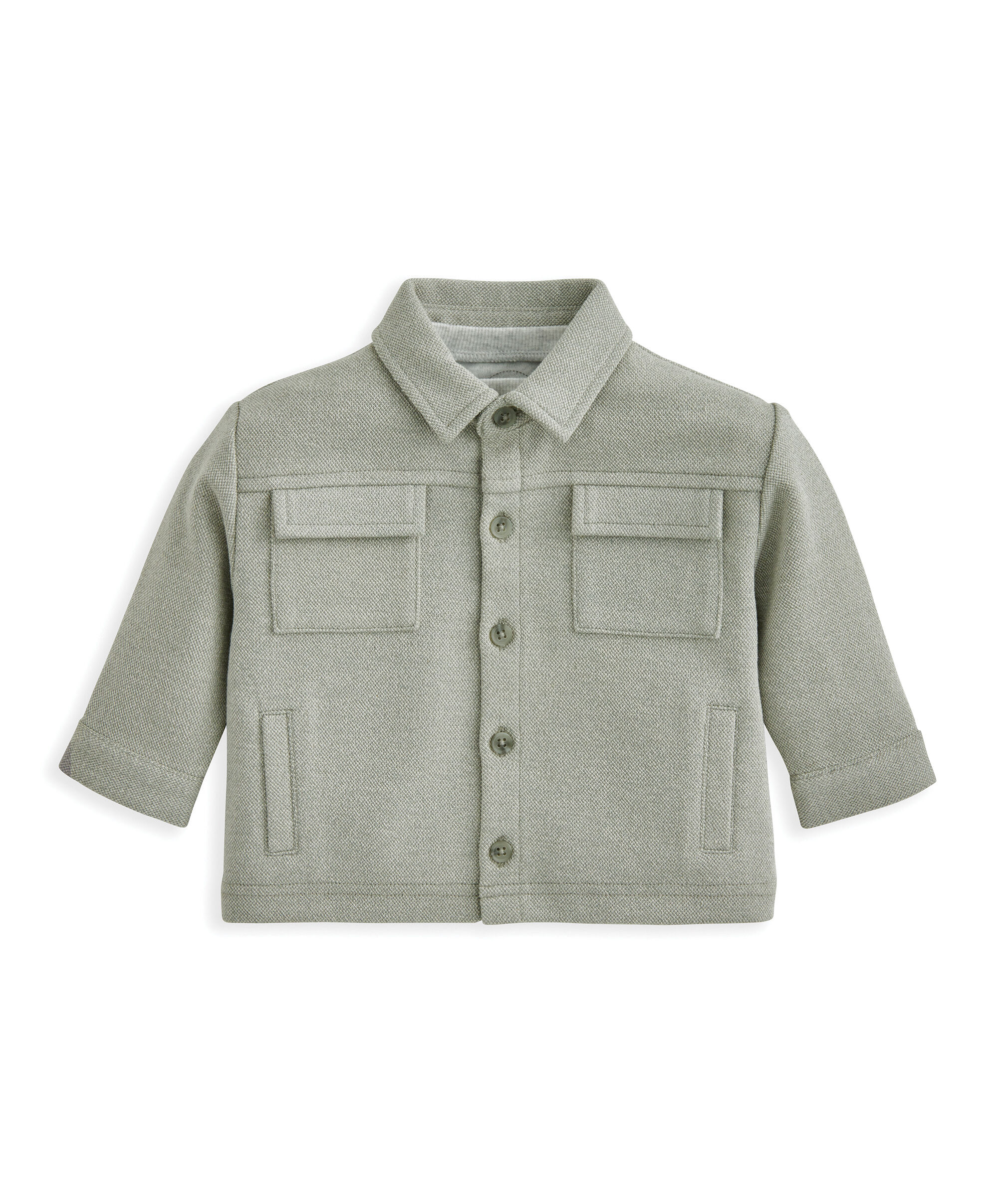 طقم جاكيت بتصميم قميص وتي شيرت - قطعتان image number 2