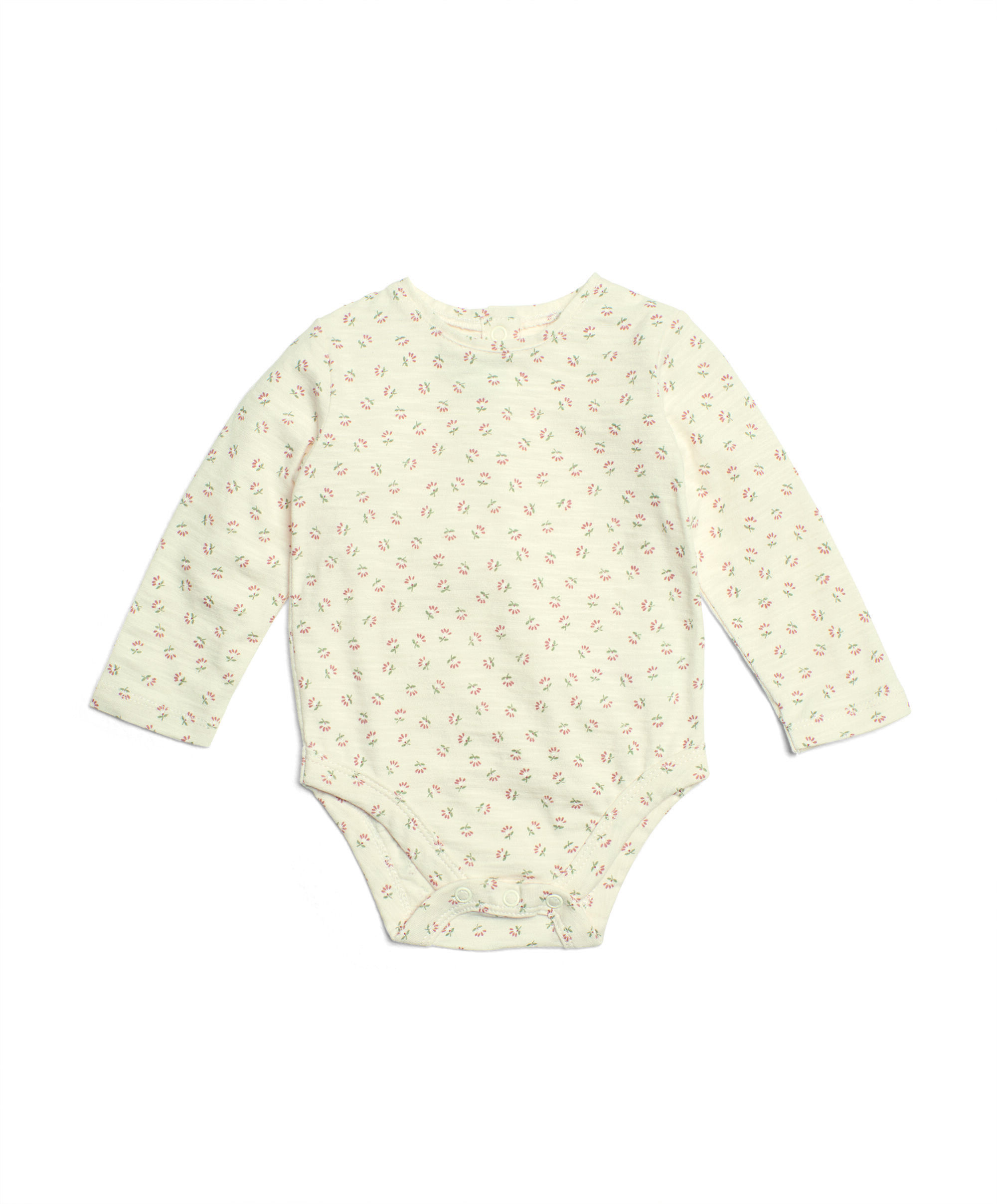 طقم تنورة ولباس قطعة واحدة بنقشة زهور image number 3