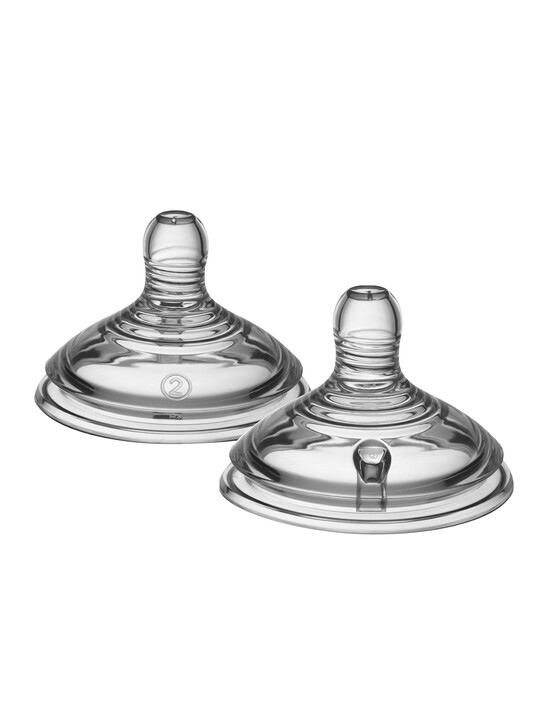 حلمة ناتشورال ستارت متوسطة التدفق من تومي تيبي- قطعتان حلمة ناتشورال ستارت متوسطة التدفق من تومي تيبي- قطعتان image number 2