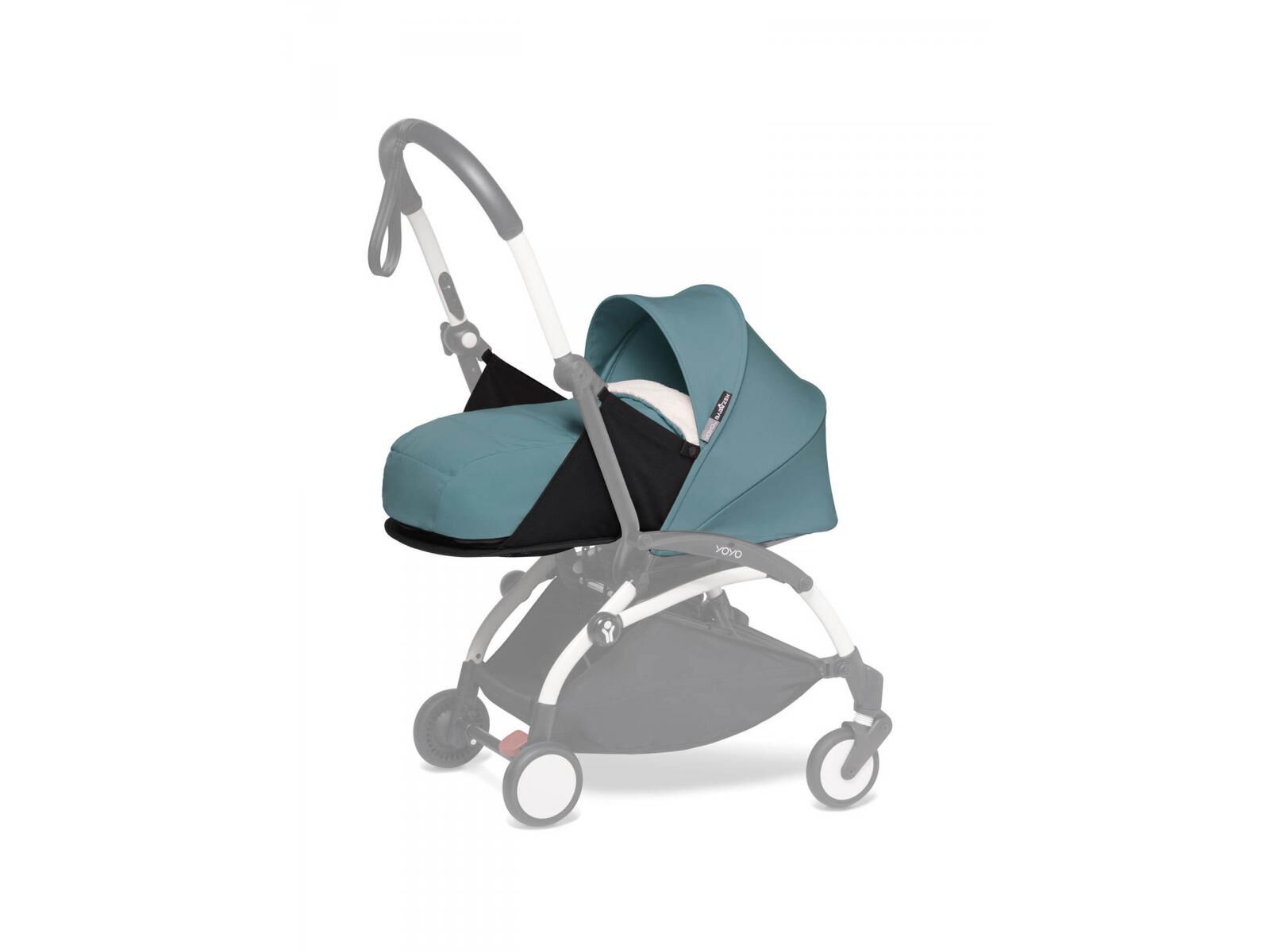 مجموعة مقعد عربة أطفال يويو لحديثي الولادة - أزرق image number 1
