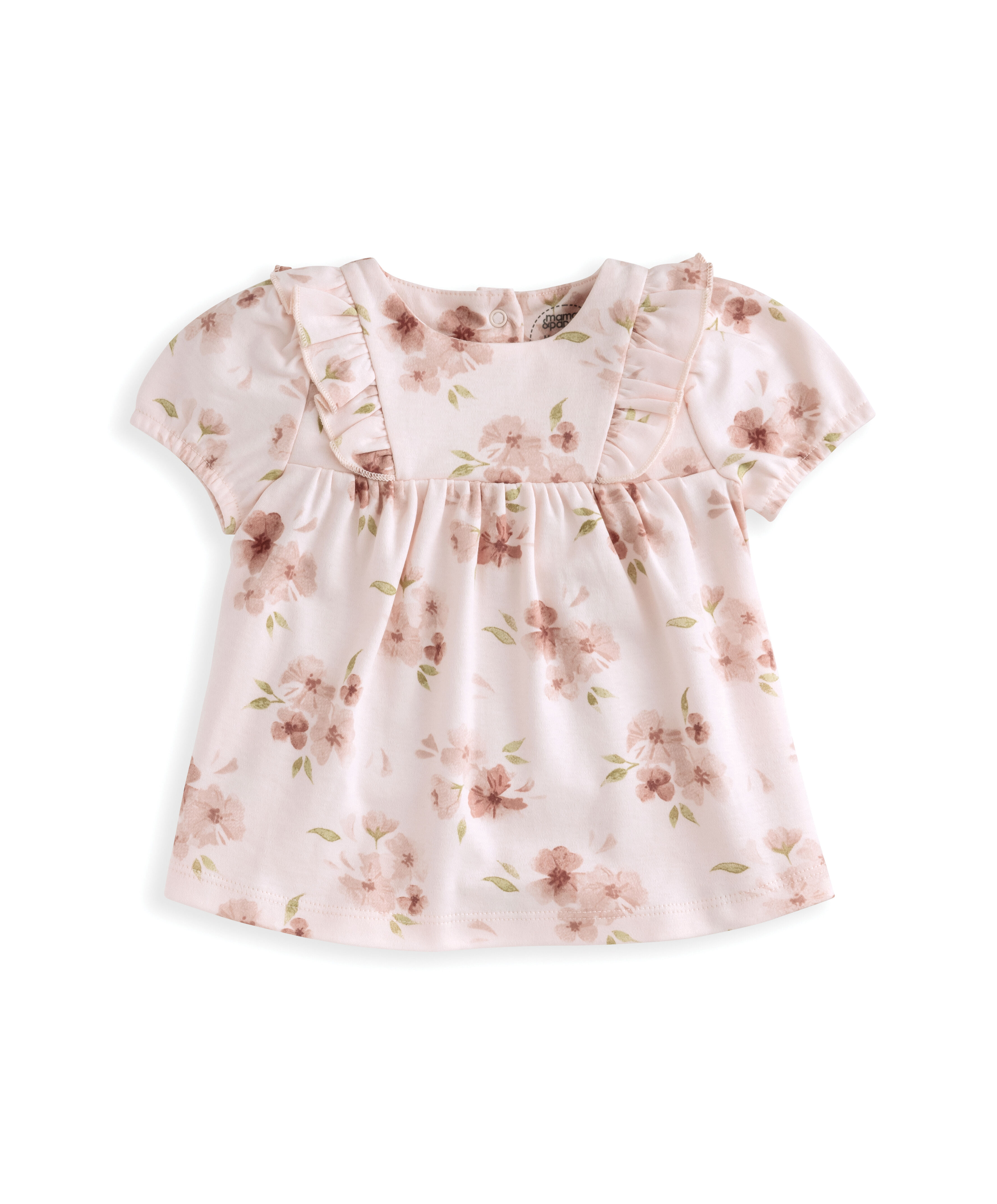 طقم تي شيرت بنقشة زهور ولغينغز image number 3