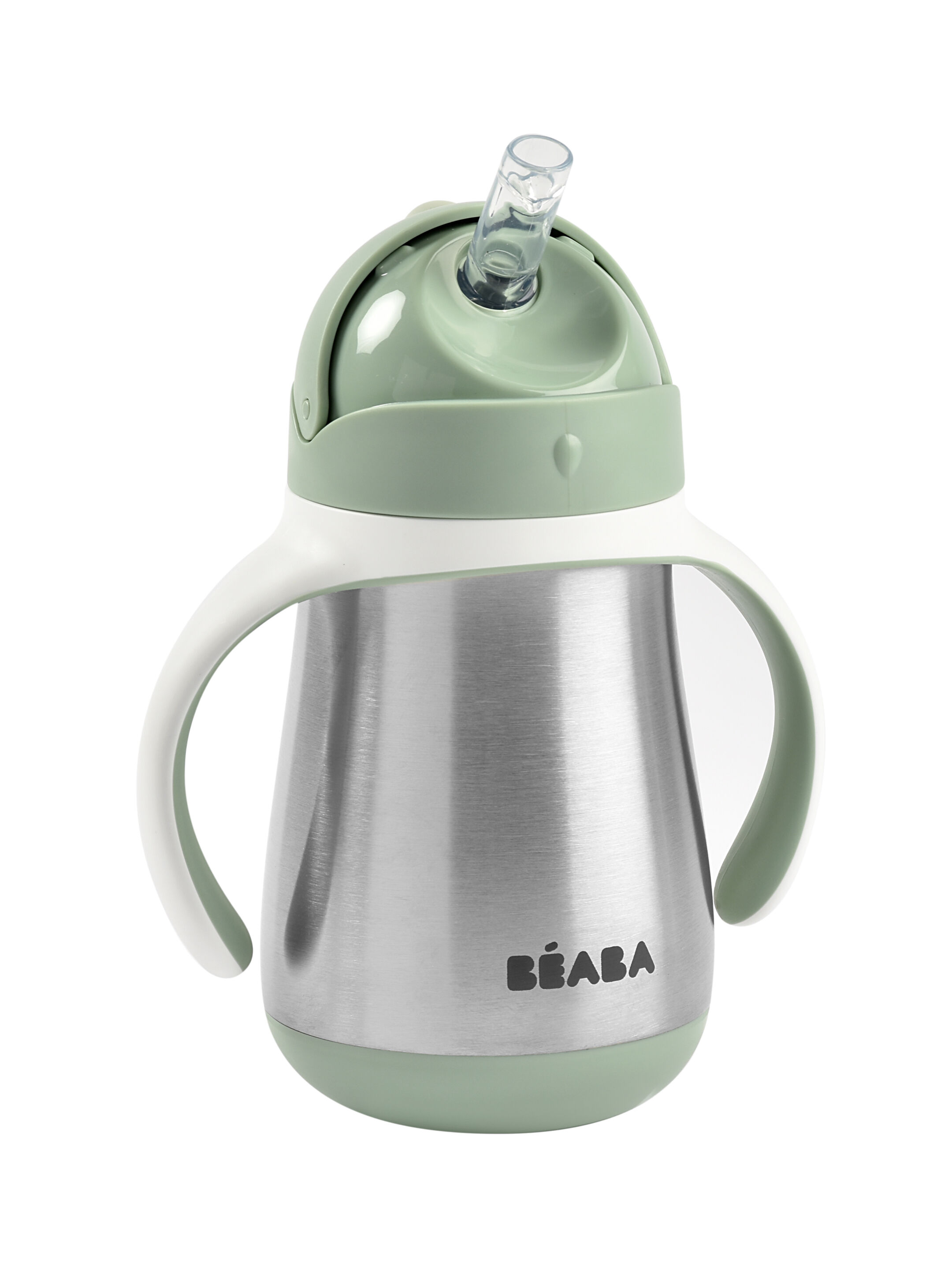 كوب ستانلس ستيل بماصة من بيبا - أخضر