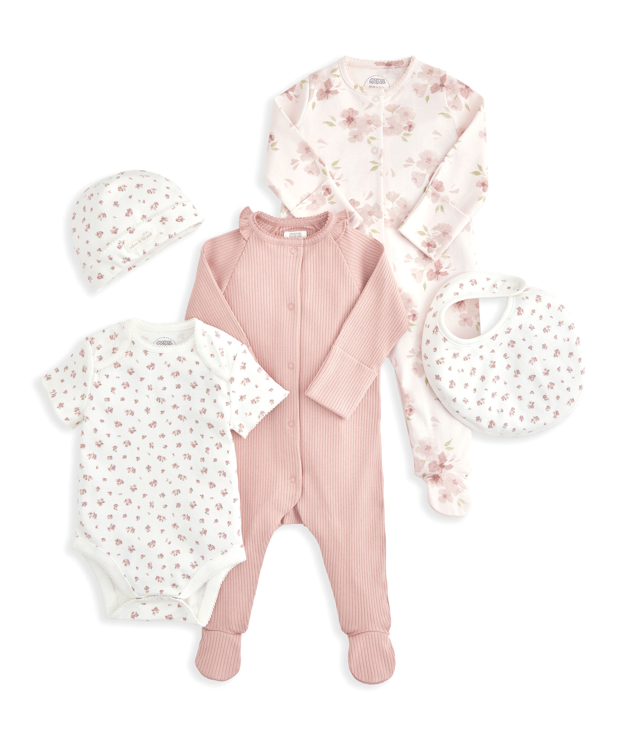 طقم بنقشة زهور - 5 قطع image number 2