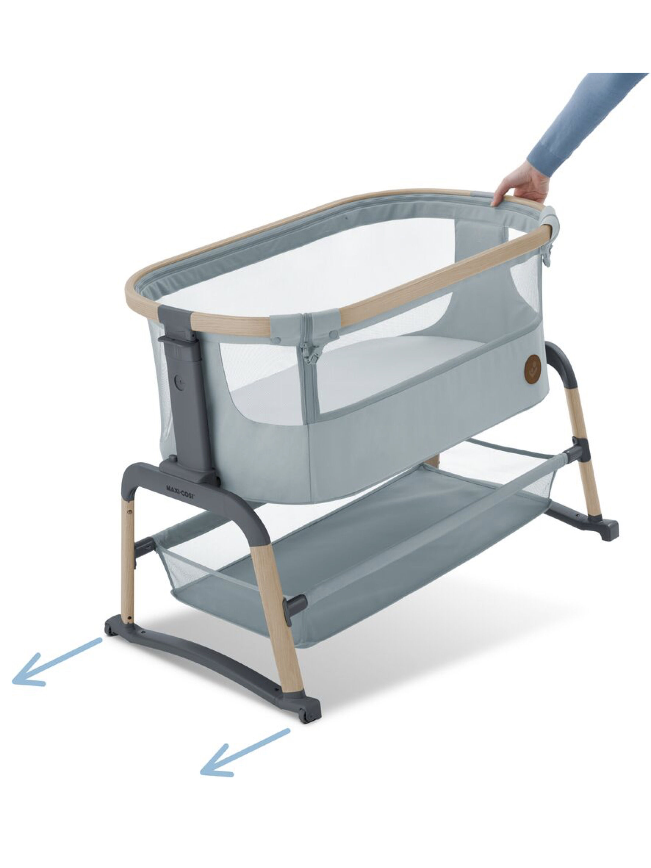 مهد مشترك إيورا من ماكسي كوزي - رمادي فاتح image number 3